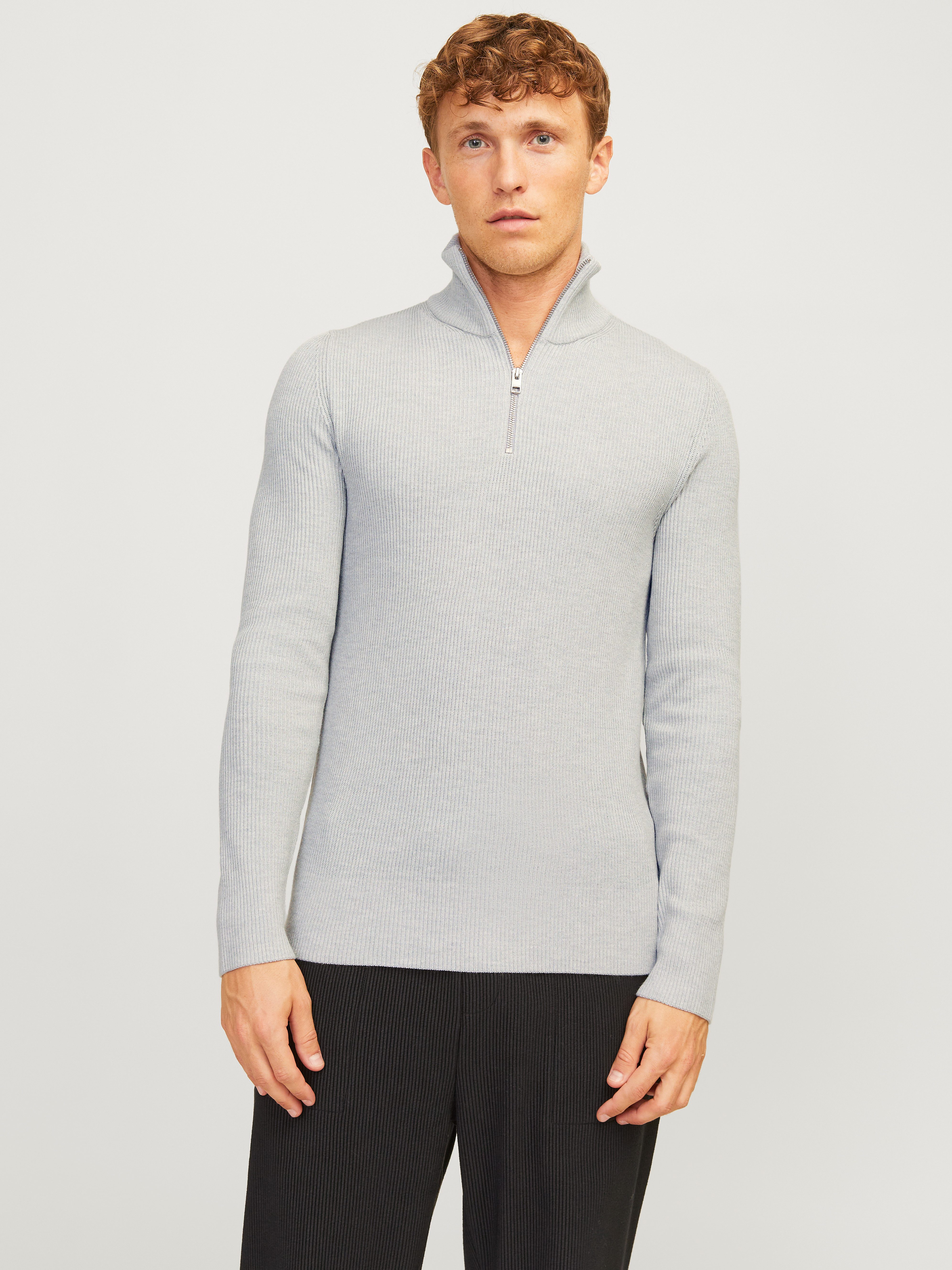 Jack & jones Gebreide pullover met schipperskraag model 'PERFECT'