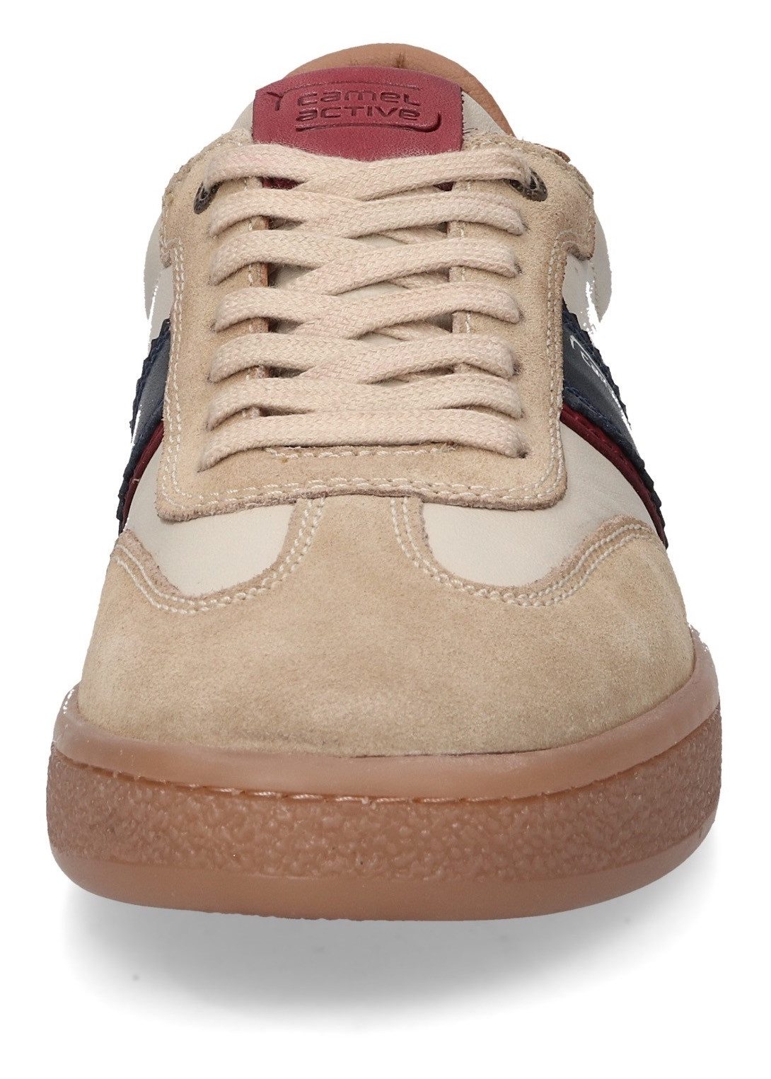 camel active Sneakers , veterschoen, retro sneaker, vrijetijdsschoen met logo-opdruk