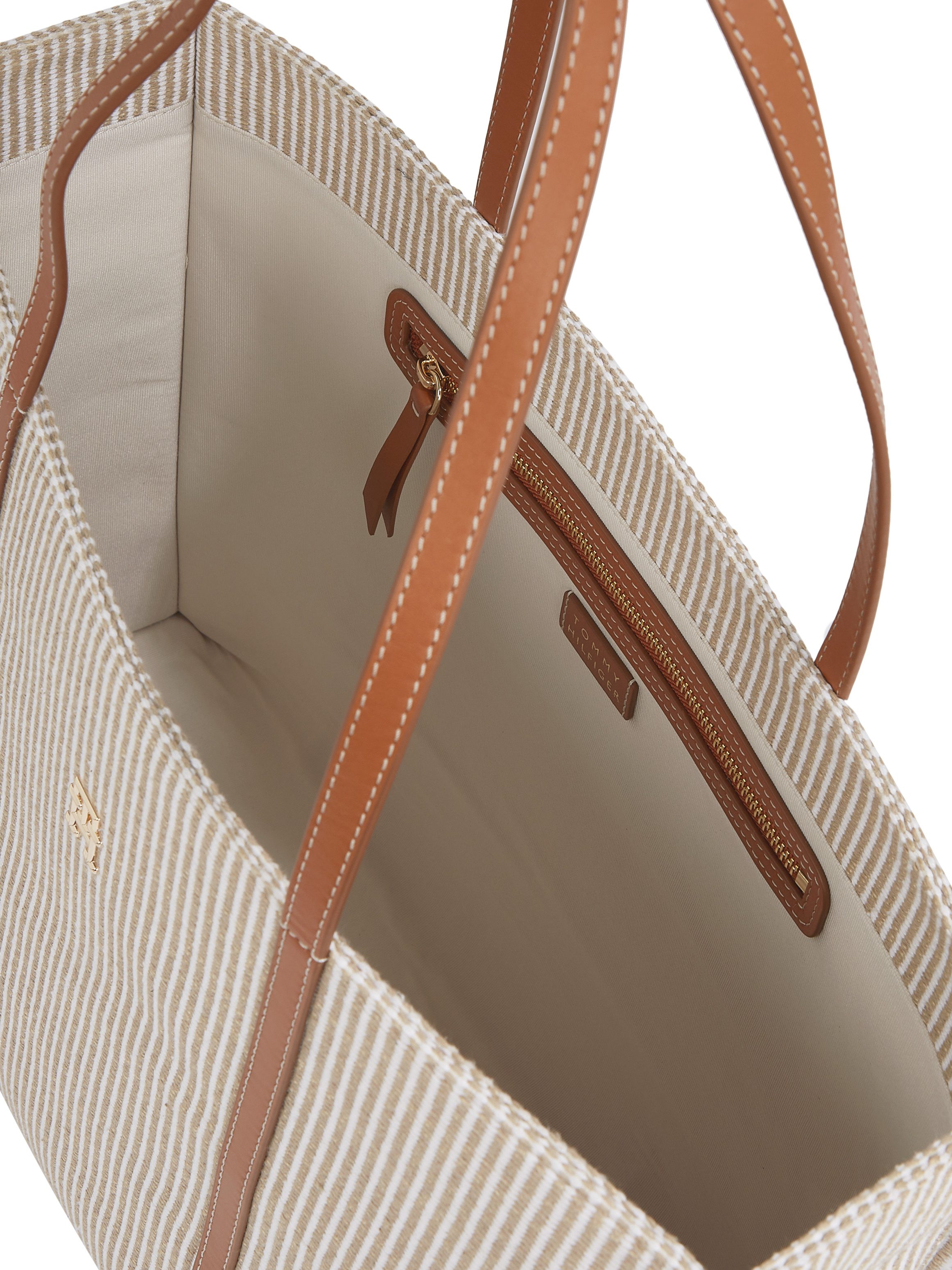 Tommy Hilfiger Draagtas TH PREMIUM BEACH LE TOTE , dames handtas, shopper, schoudertas met strepen
