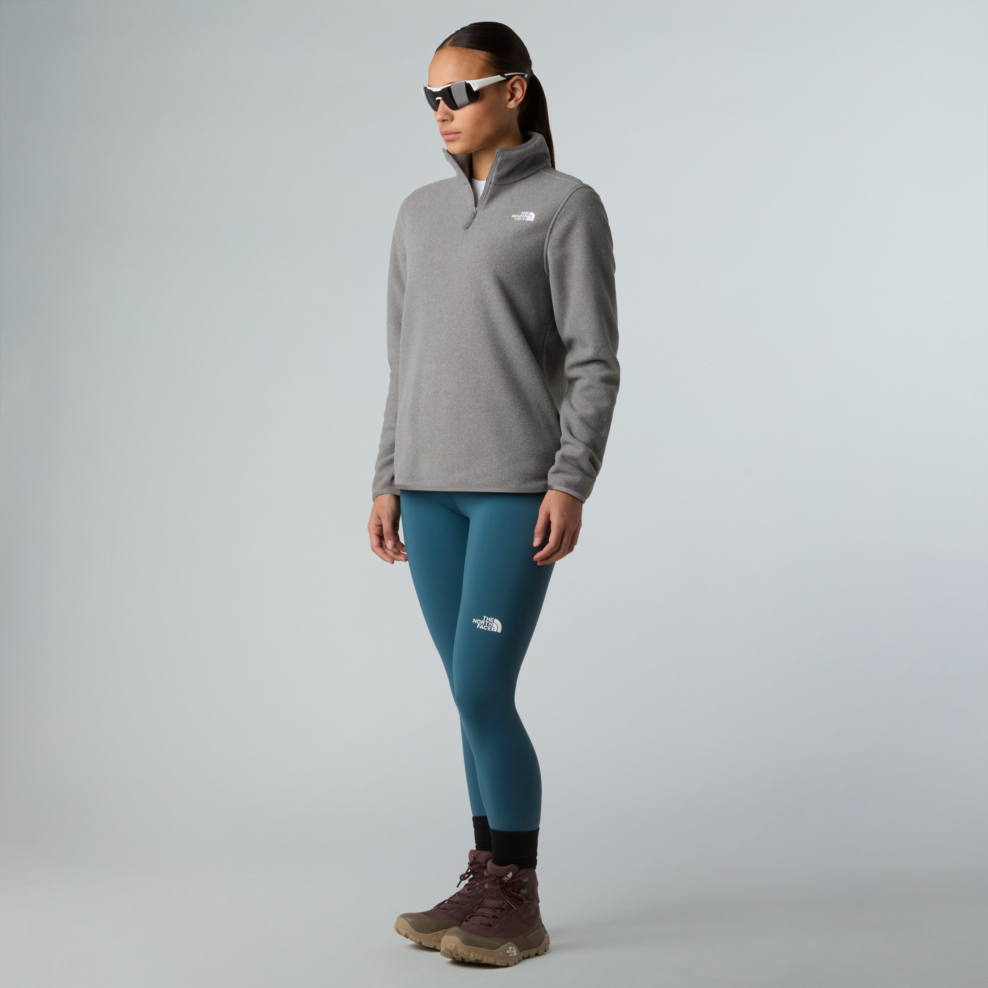 The North Face Tricot-fleecetrui W GLACIER FLEECE 1/4 ZIP JACKET (1-delig)