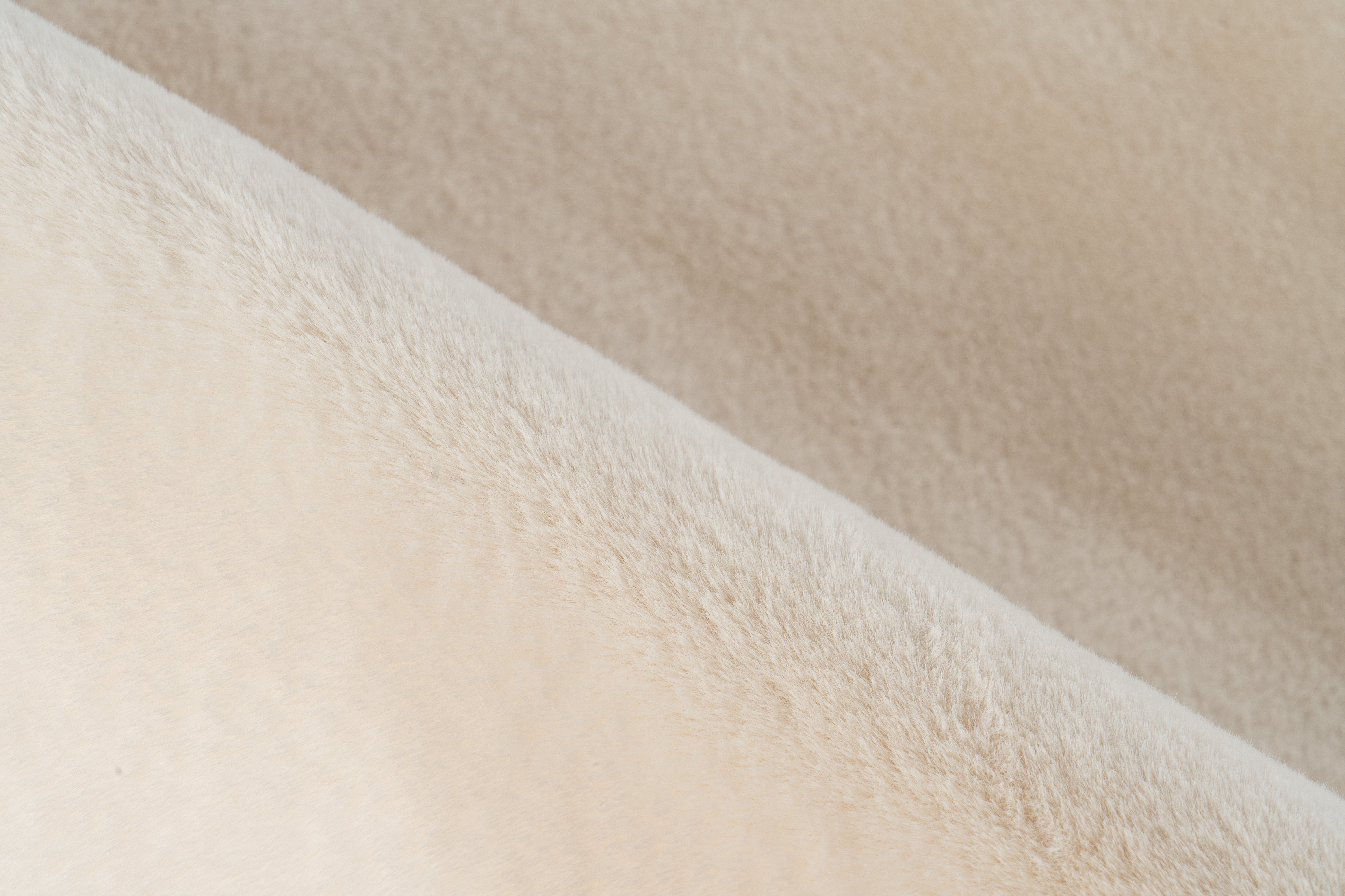 me gusta Vloerkleed Rabbit Prime 125 Konijnenbont haptiek, pluizig zacht, geschikt voor vloerverwarming