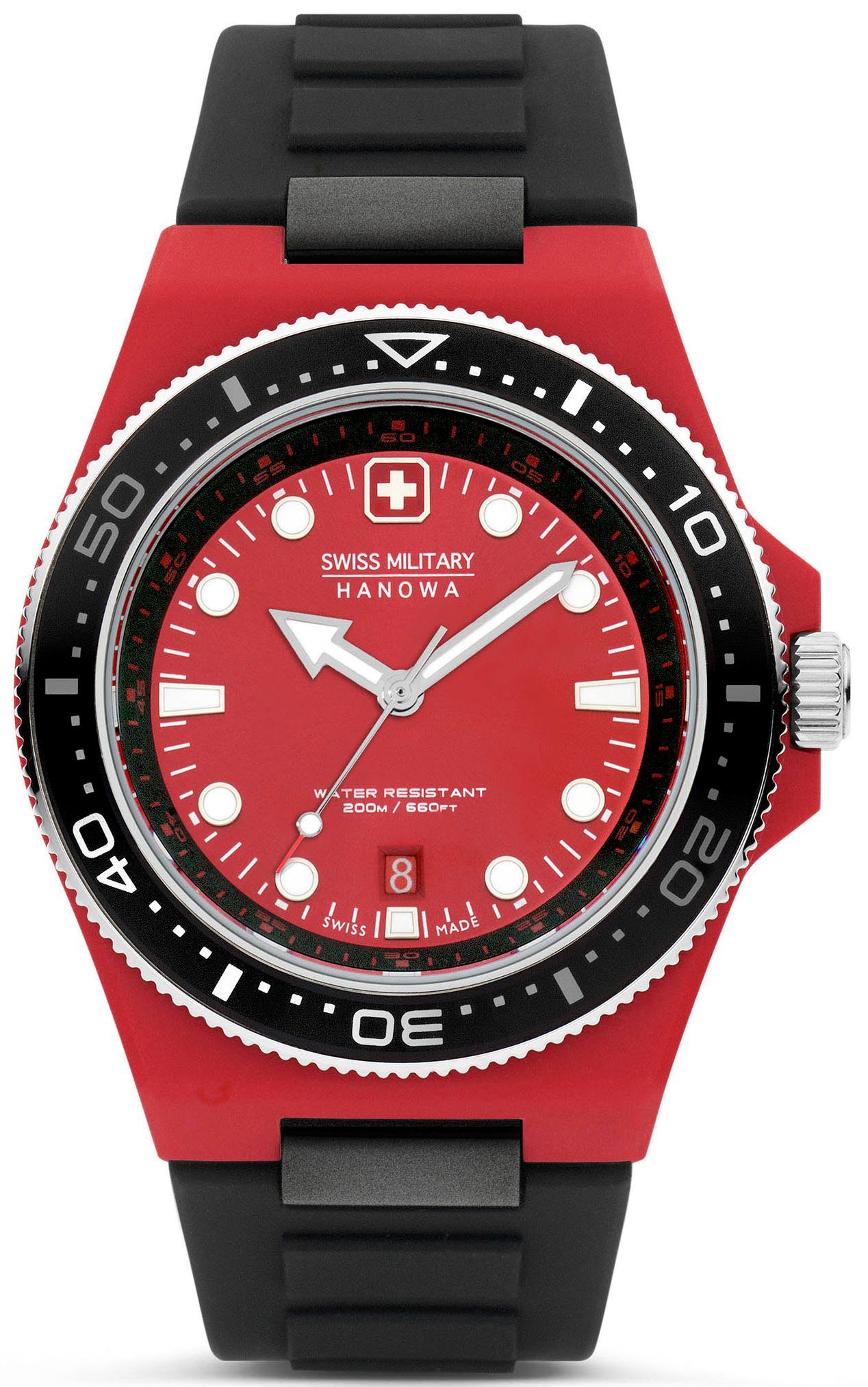 Swiss Military Hanowa Kwartshorloge OCEAN PIONEER, SMWGN0001183 Horloge, herenhorloge, Swiss Made, datum,...