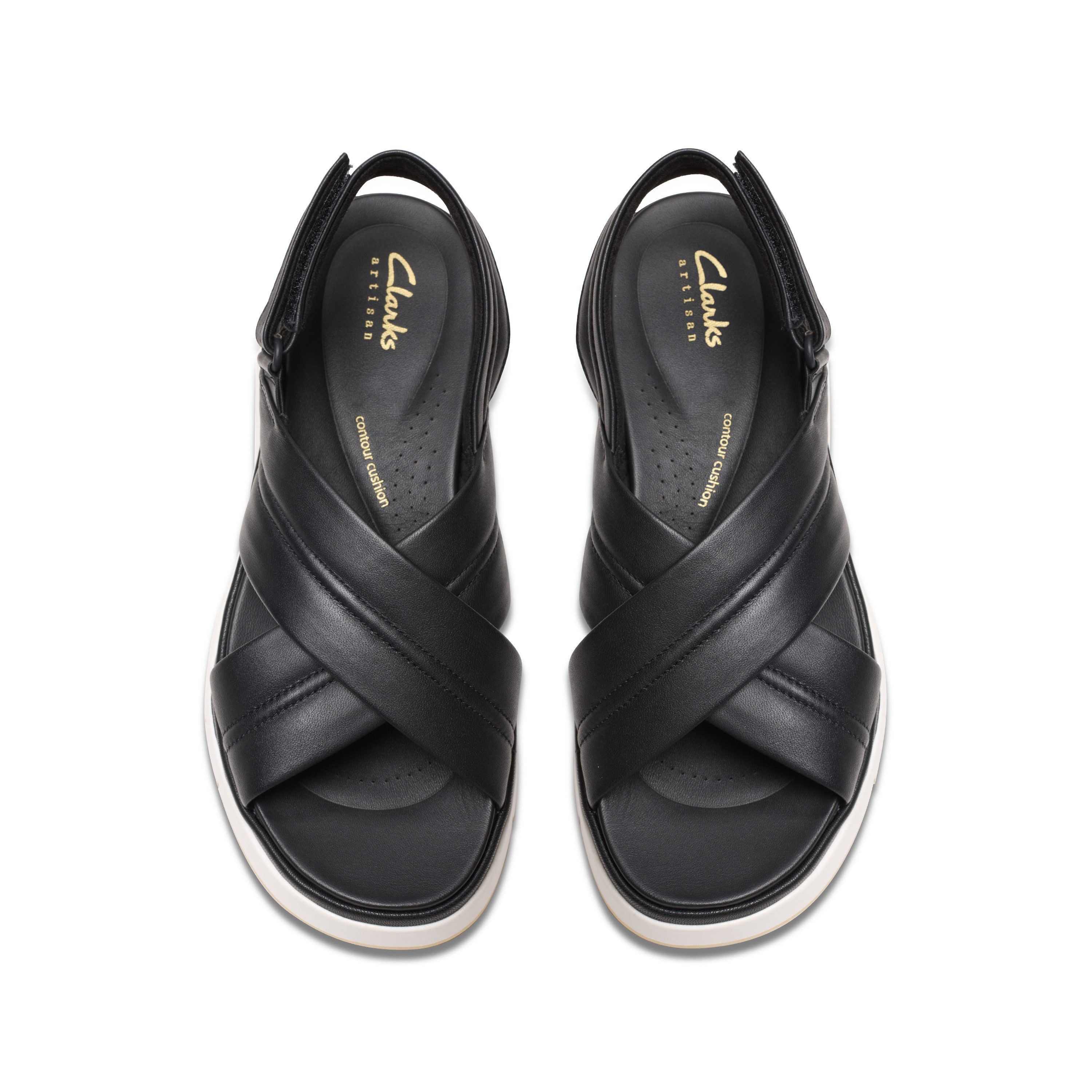 Clarks Sandalen Tuscan Cross , sandalette, flats, zomerschoen met plateausool