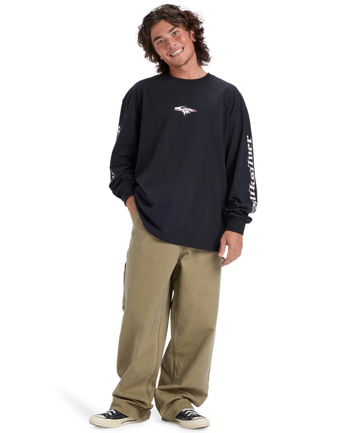 Quiksilver Shirt met lange mouwen Mercury Old English