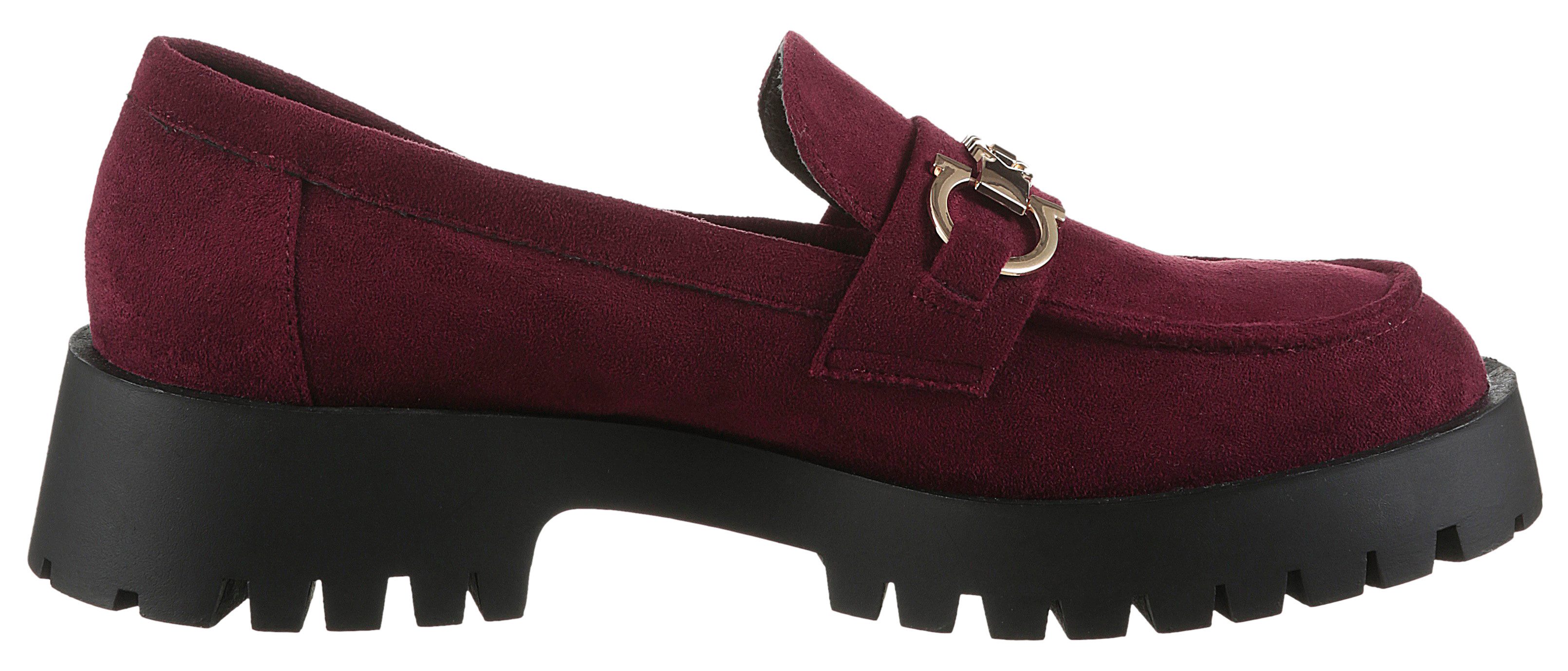 Aniston SHOES Loafers slippers, lage schoen met comfortabele breedte g (=breed) - nieuwe collectie