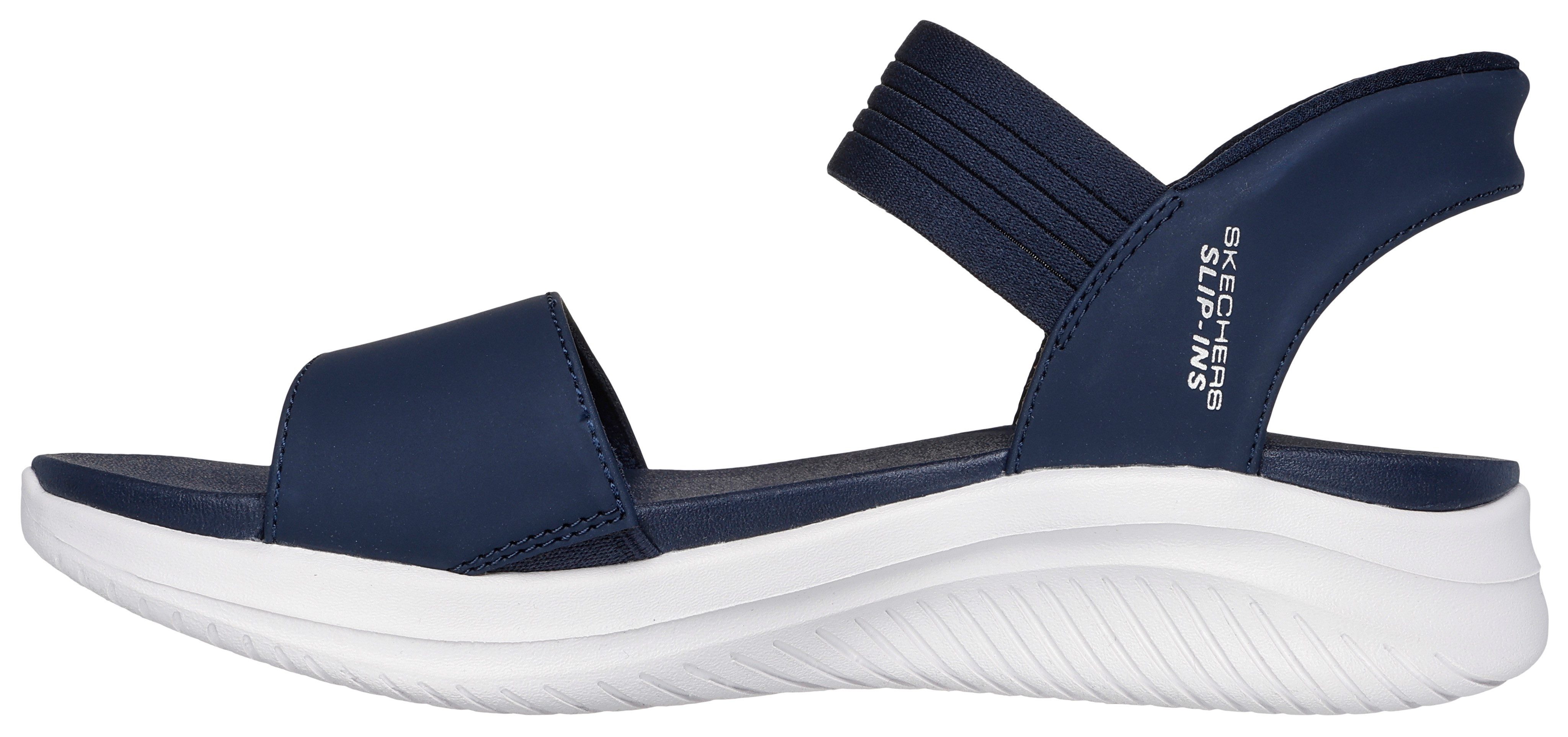 Skechers Sleehaksandaaltjes ULTRA FLEX 3.0 Sandaal, instapschoen, comfortabele schoen in vegan verwerking