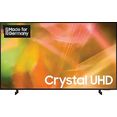samsung led-tv gu70au8079u, 176 cm - 70 ", 4k ultra hd, smart tv, hdr - crystal processor 4k - dynamic crystal color - contrast enhancer zwart