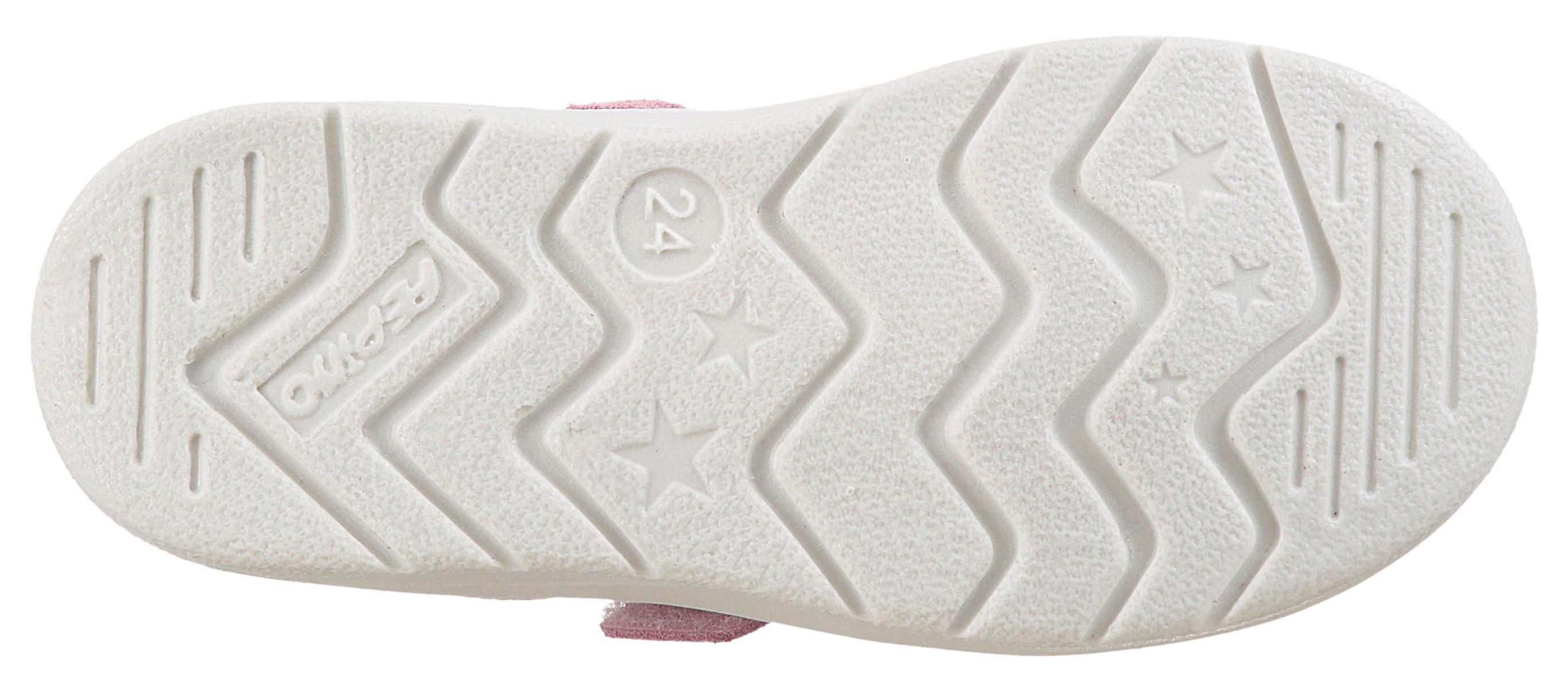 PEPINO by RICOSTA Babyschoentjes Ebbo WMS: gemiddeld , veterschoen met wms-systeem, retro-look, maat sjabloon te downloaden