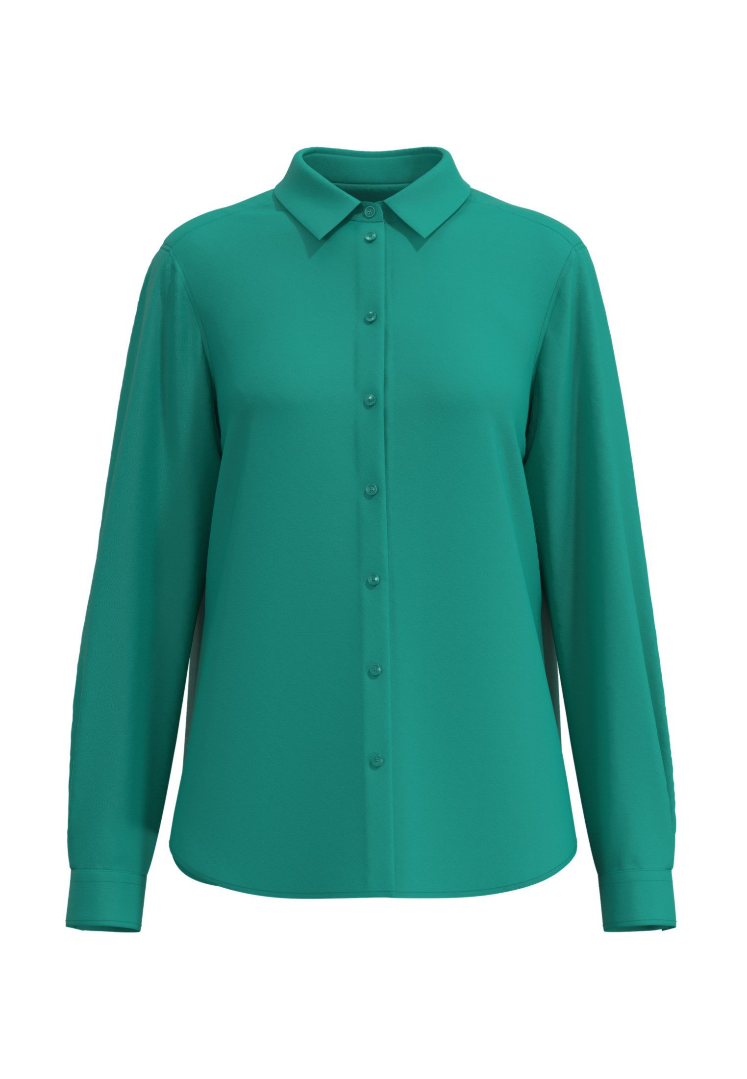 seidensticker Overhemdblouse Lange mouwen kraag uni