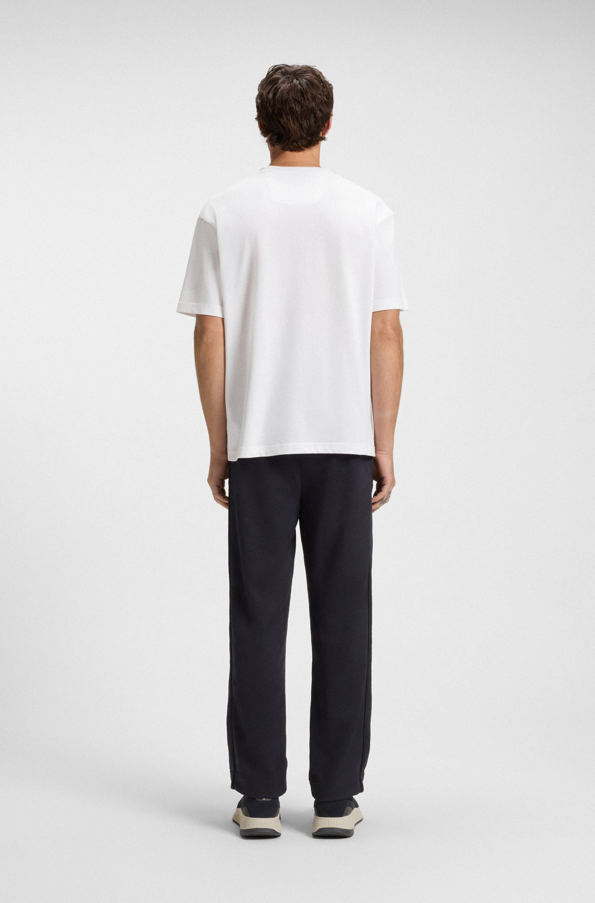 BOSS GREEN T-shirt Thee met een ronde hals