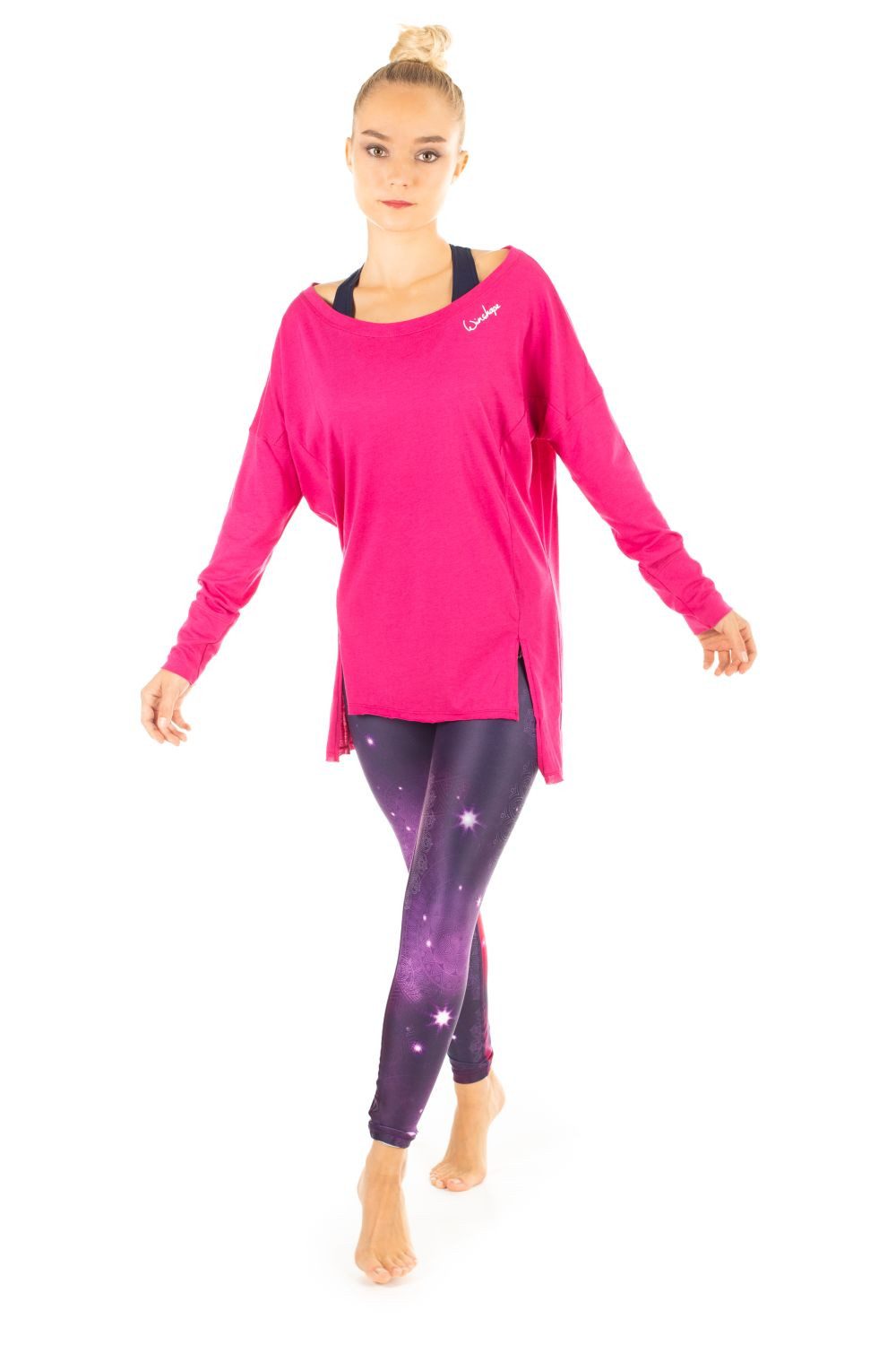 Winshape Shirt met lange mouwen MCS003 met verlengd rugpand