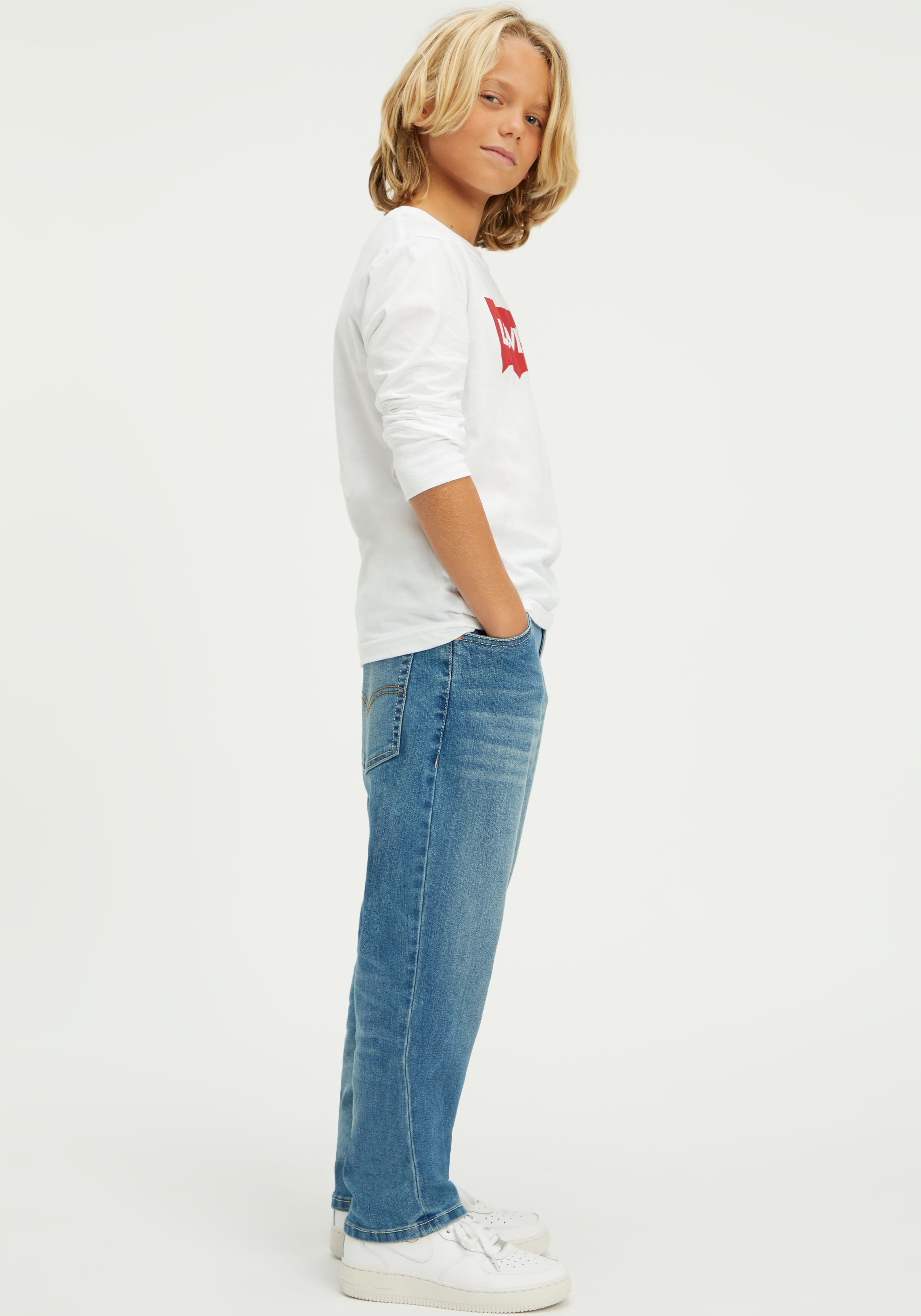 Levi's Kidswear Shirt met lange mouwen L/S BATWING TEE