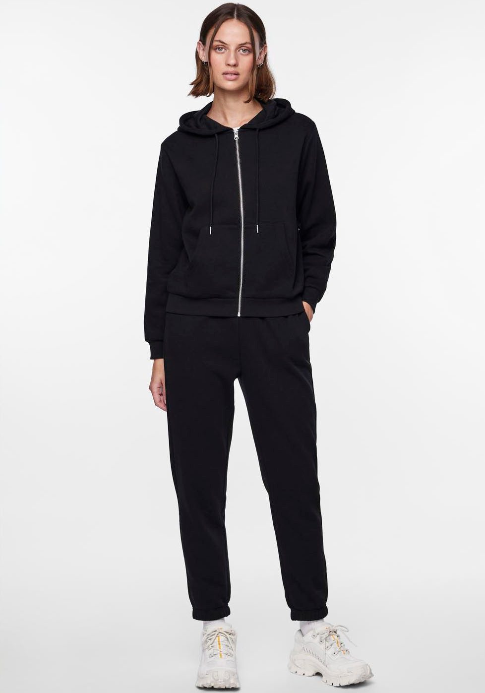 pieces Hoodie PCCHILLI LS ZIP HOODIE NOOS BC