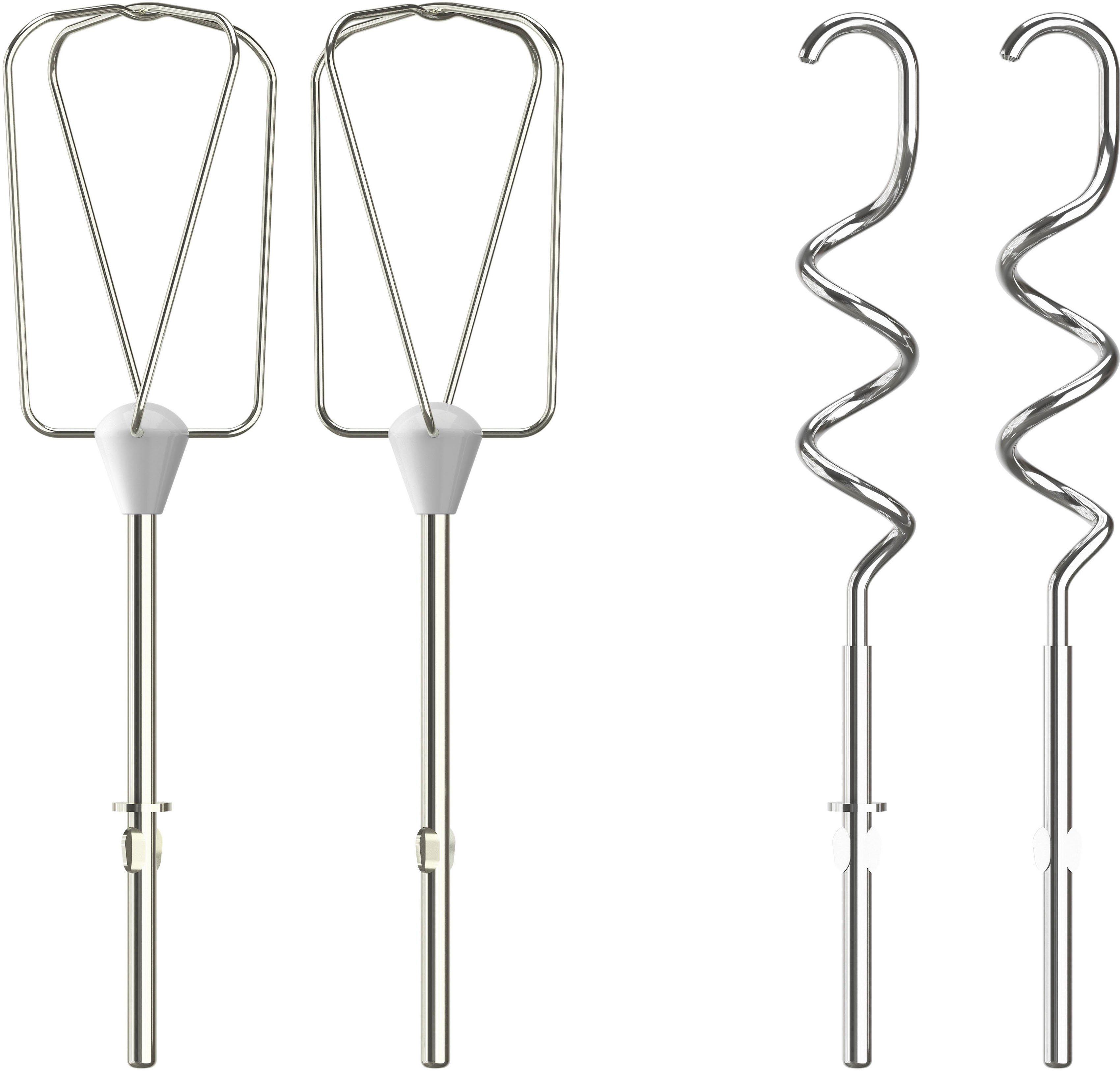 Krups Handmixer 3 Mix 4000 Turbo- en uitwerpfunctie, incl. 2 kloppers en 2 kneedhaken, GN4001