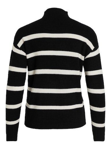 Vila Trui met staande kraag VIRIL MOCKNECK L/S KNIT RIB TOP 2- NOOS
