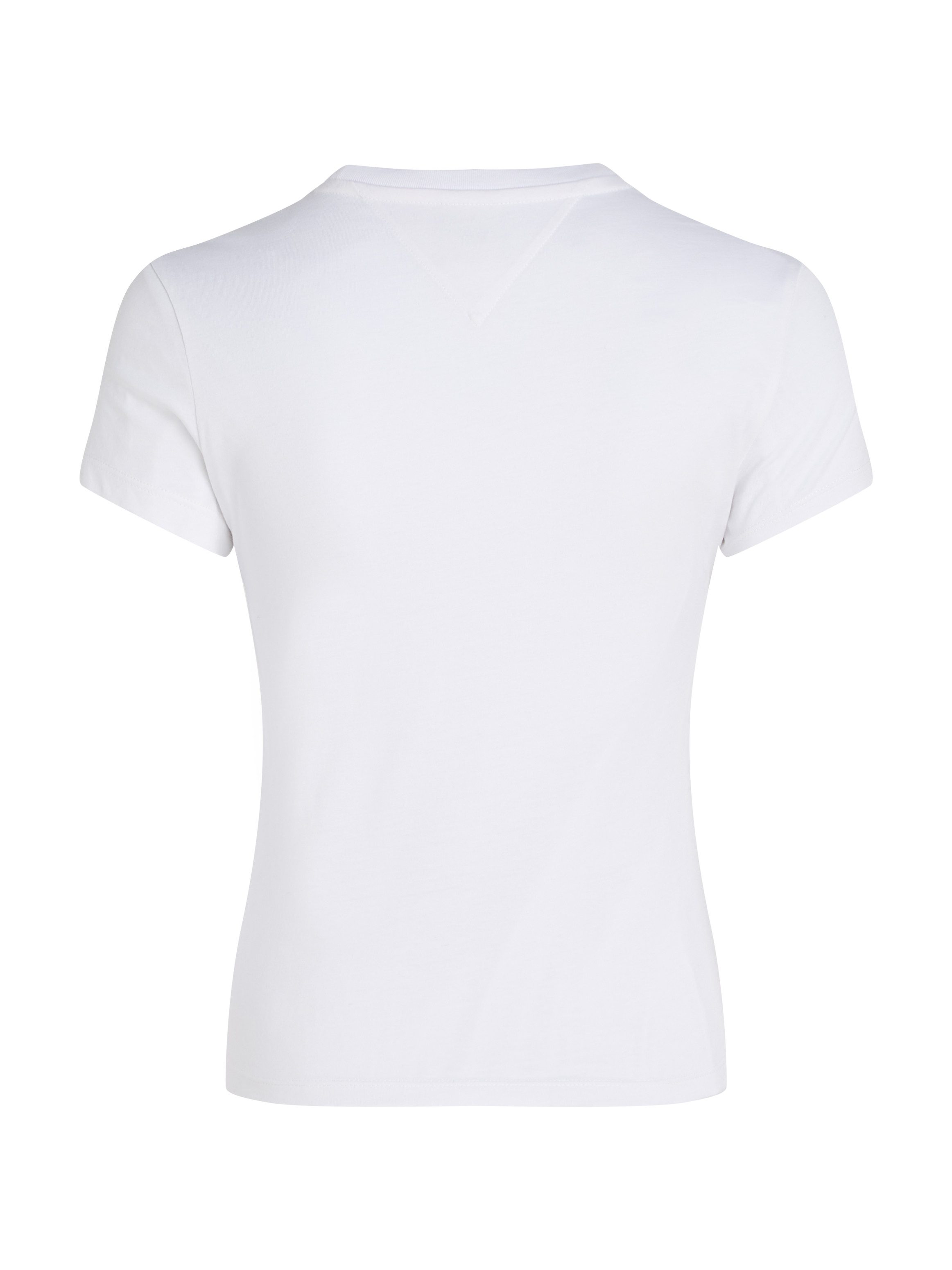 TOMMY JEANS T-shirt TJW SLIM LINEAR TEE met een logo-opschrift