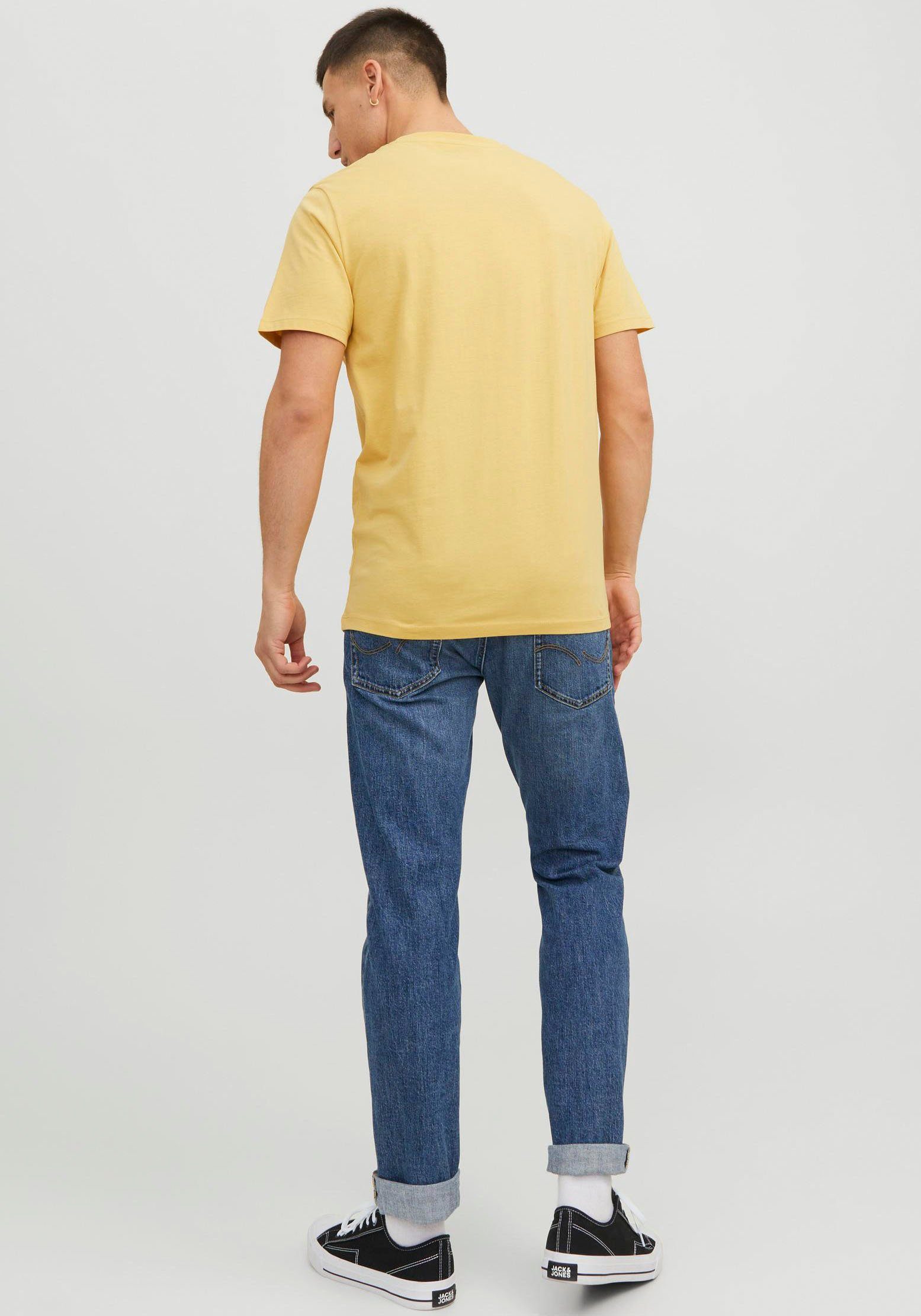 Jack & Jones Shirt met ronde hals JJBECS SHAPE TEE SS CREW NECK
