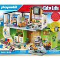 playmobil constructie-speelset grote school met inrichting (9453), city life made in germany multicolor
