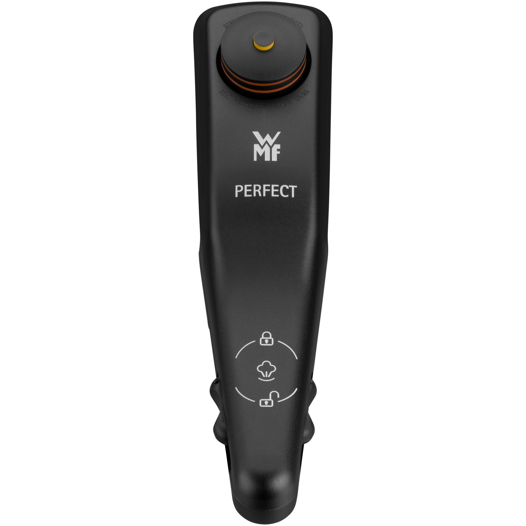 WMF Snelkookpan Perfect RDS Stoompan met een afneembare dekselgreep, inductie (2-delig)