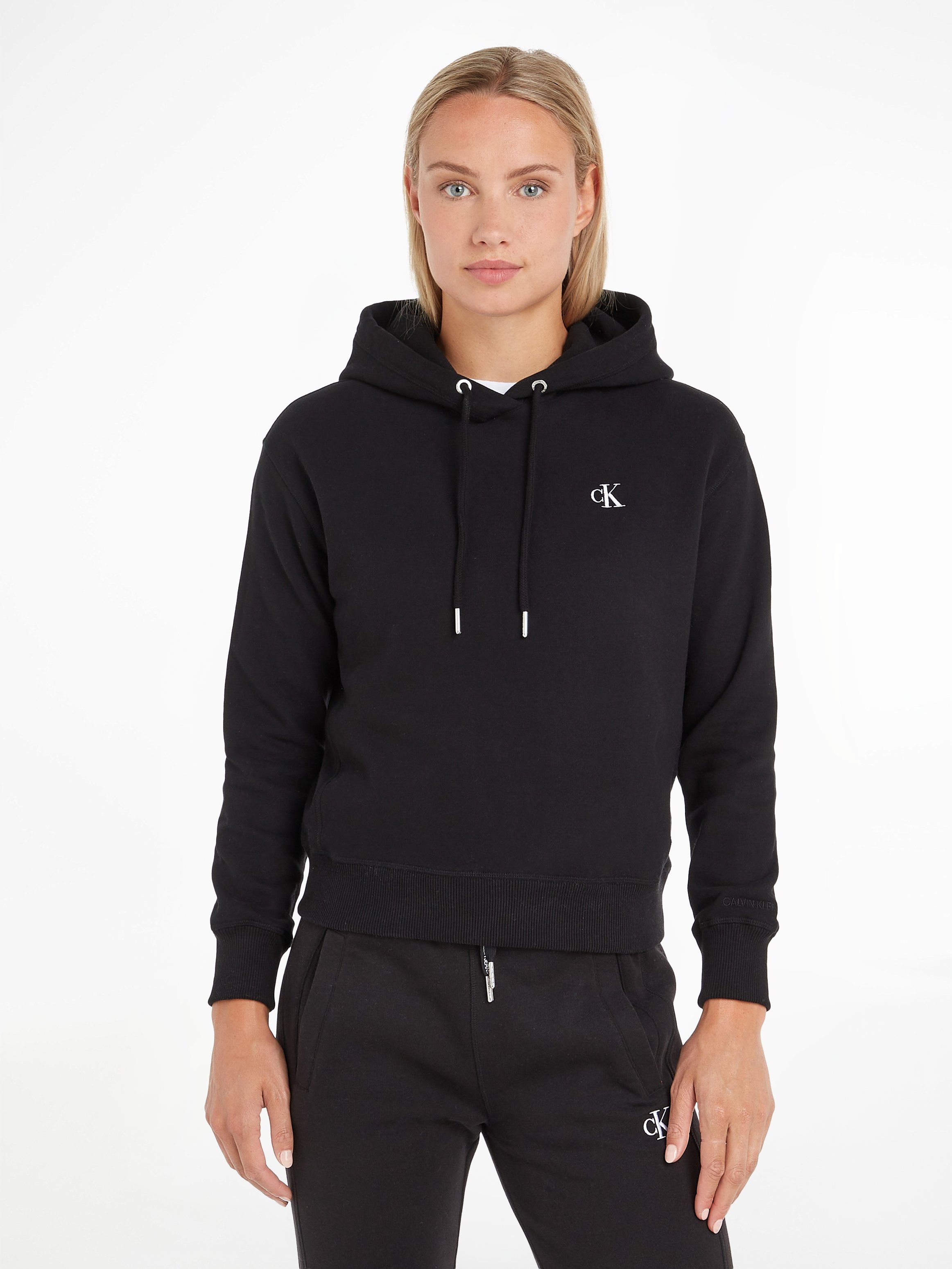 Calvin Klein Hoodie CK EMBROIDERY HD met ck monogram borduursel