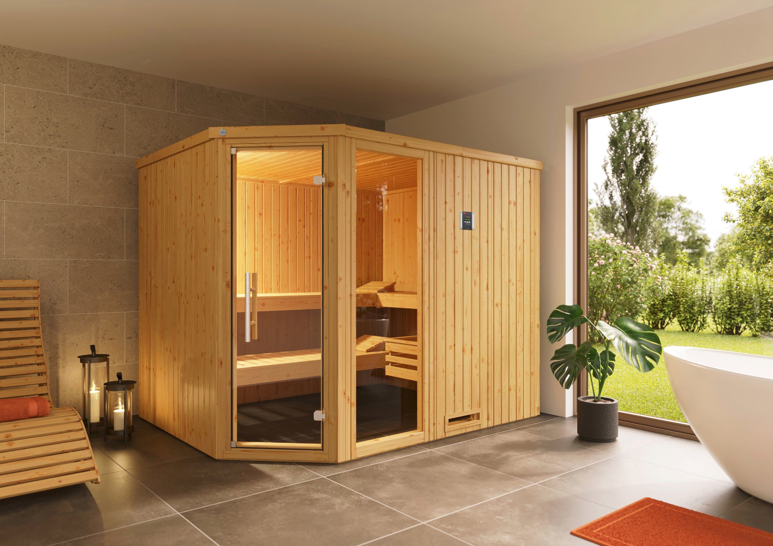 weka Sauna Varberg 4 zonder kachel