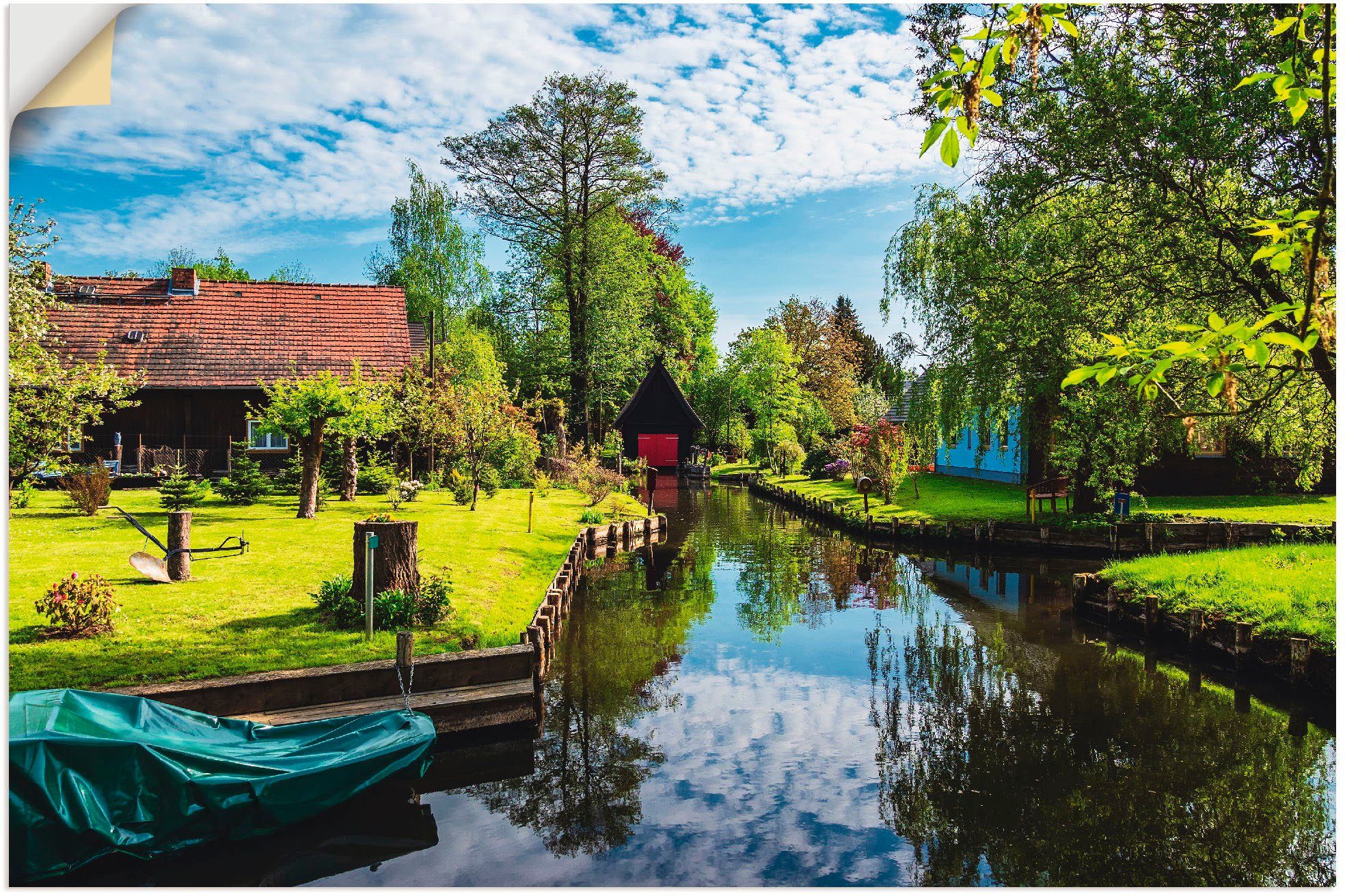 Artland artprint Gebäude im Spreewald in Lehde I