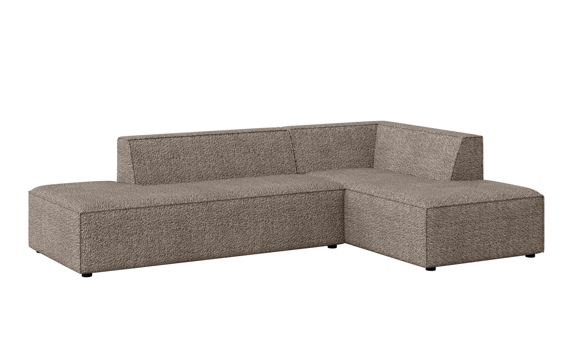 INOSIGN Hoekbank Cavan met ottomane links of rechts bestelbaar L-vorm met golfondersteuning, afmetingen B/D/H: 270/180/72 cm