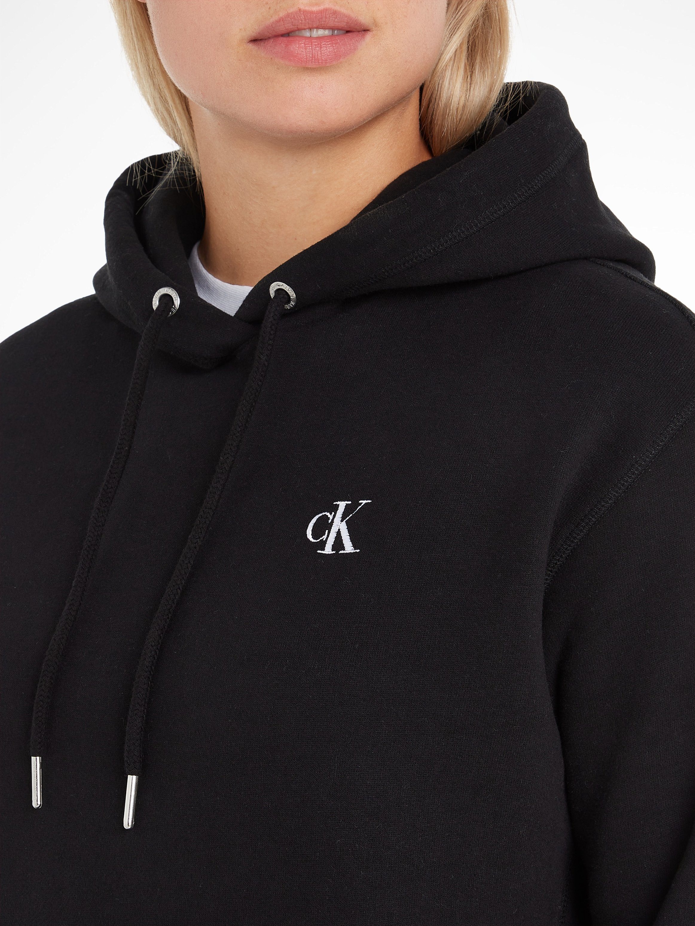 Calvin Klein Hoodie CK EMBROIDERY HD met ck monogram borduursel