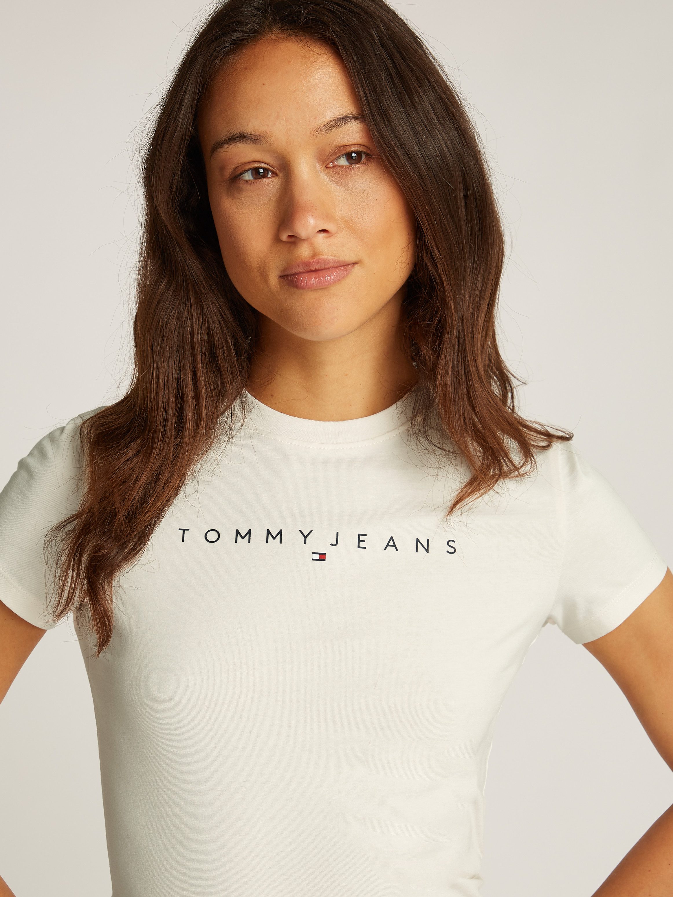 TOMMY JEANS T-shirt TJW SLIM LINEAR TEE EXT