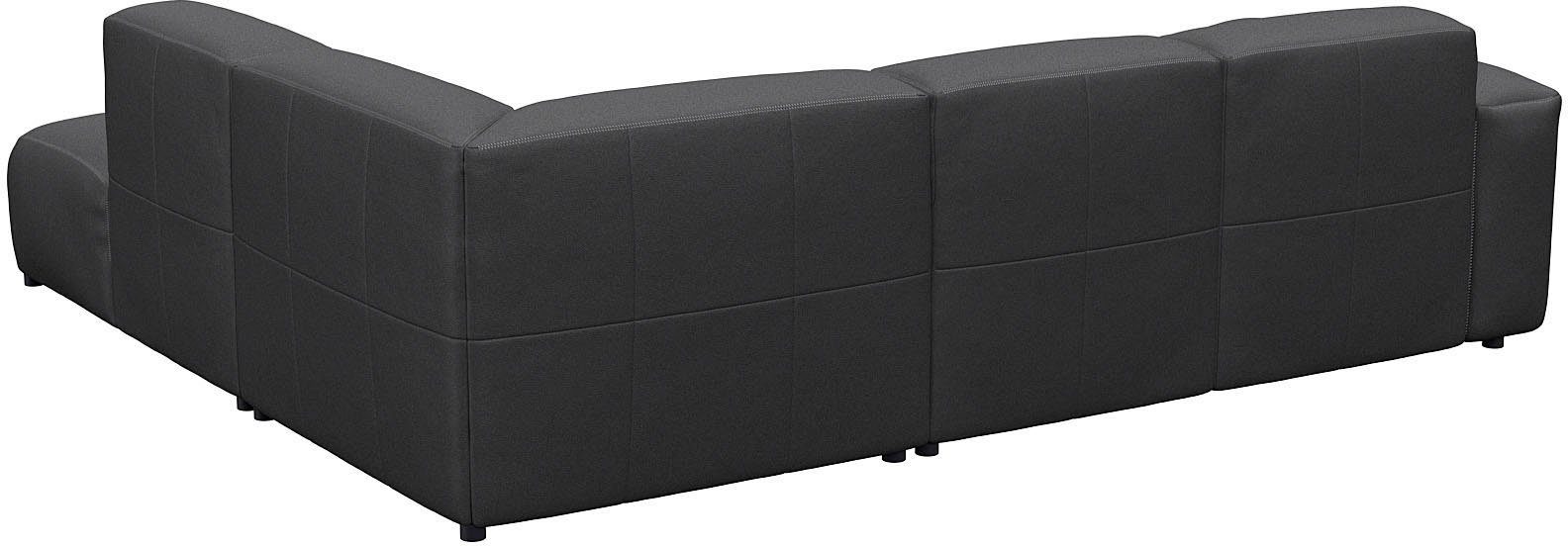 FLEXLUX Hoekbank Lucera, super zitcomfort door koudschuim in de zitting, L-vorm