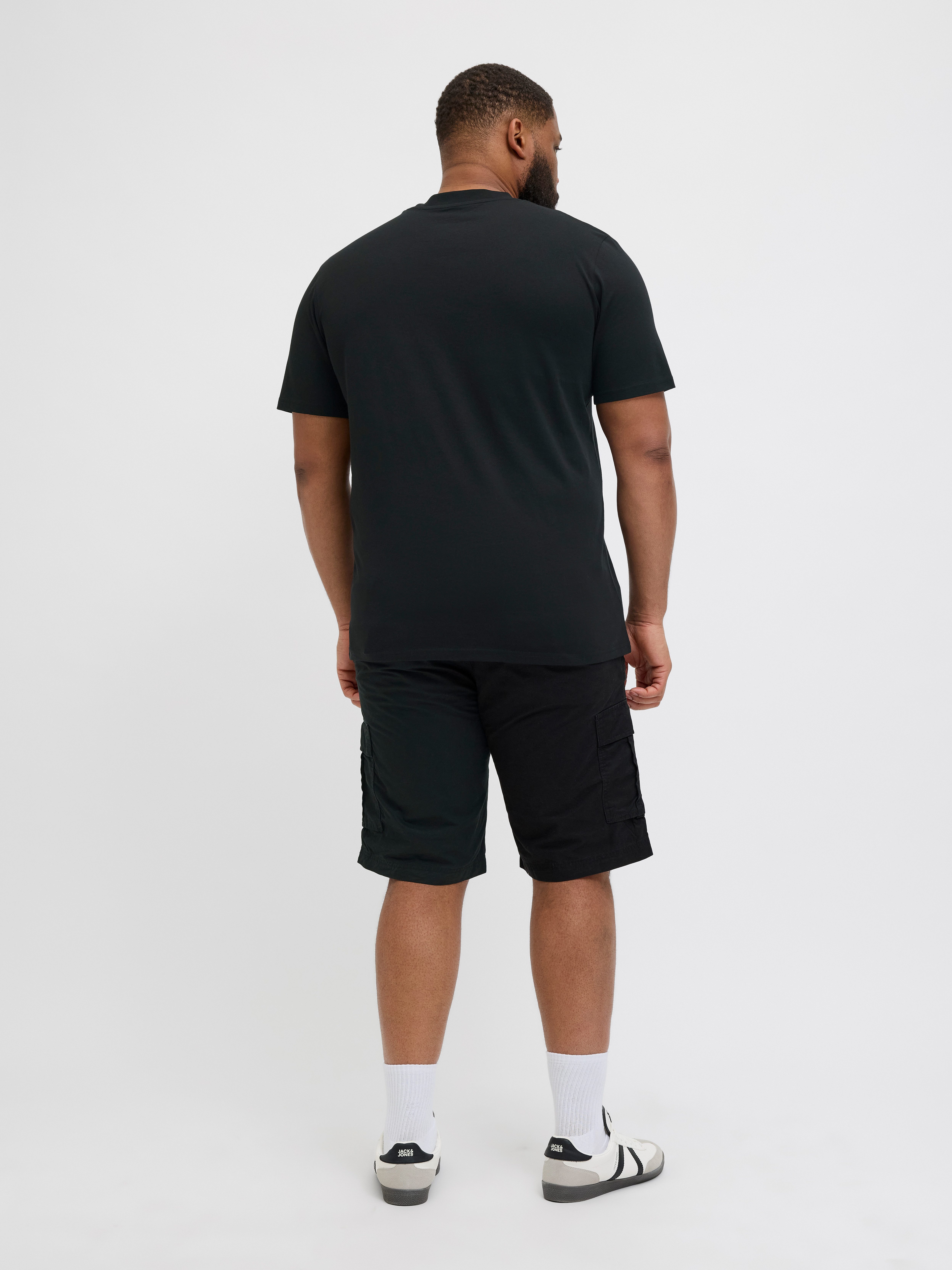 Jack & Jones PlusSize Shirt met print JCOLIDO AOP FRONT PRINT TEE SS CRE PLS