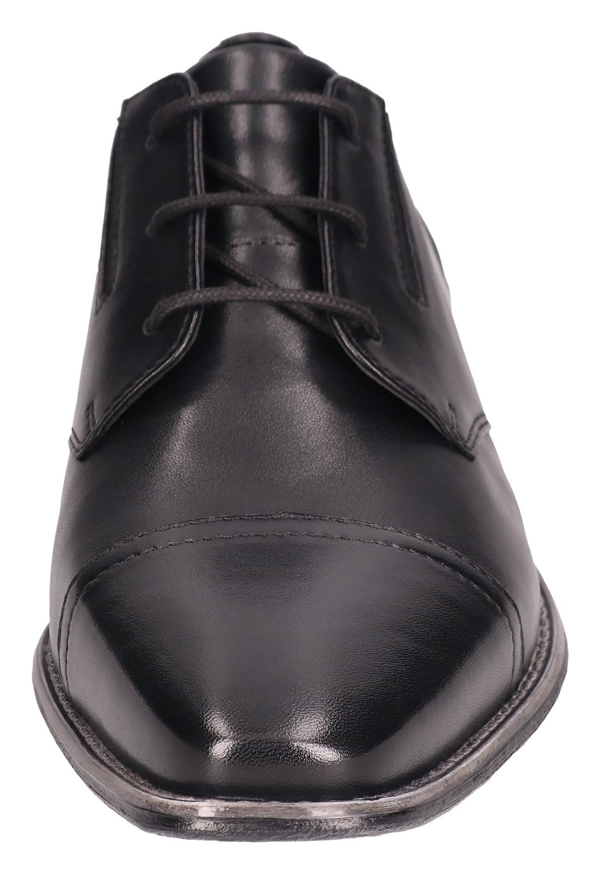 Bugatti Veterschoenen , blokhak, avondschoen, feestelijke schoen met stretch-inzetten