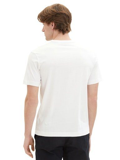 Tom Tailor T-shirt met grote logo-frontprint