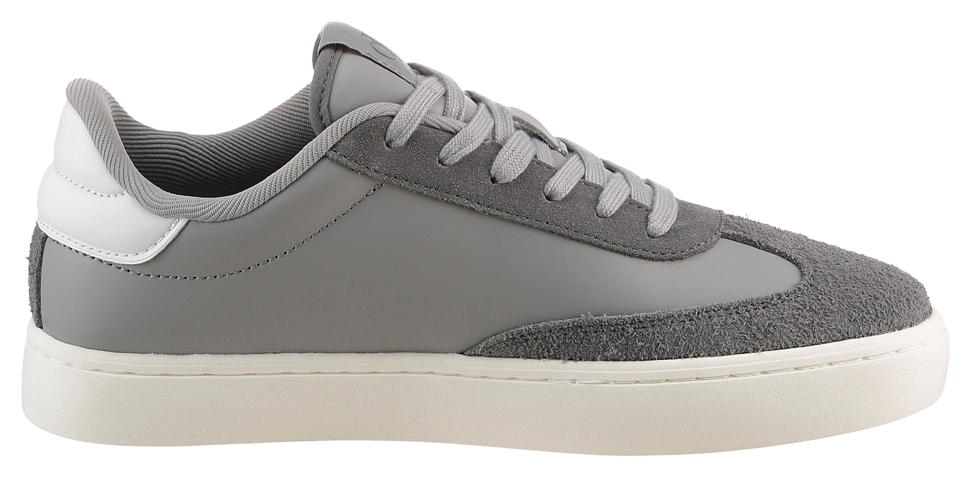 Calvin Klein Sneakers CLASSIC CUPLOW LACEUP LTH FAD basket sneakers, veterschoen, vrijetijdsschoen met zachte schaprand