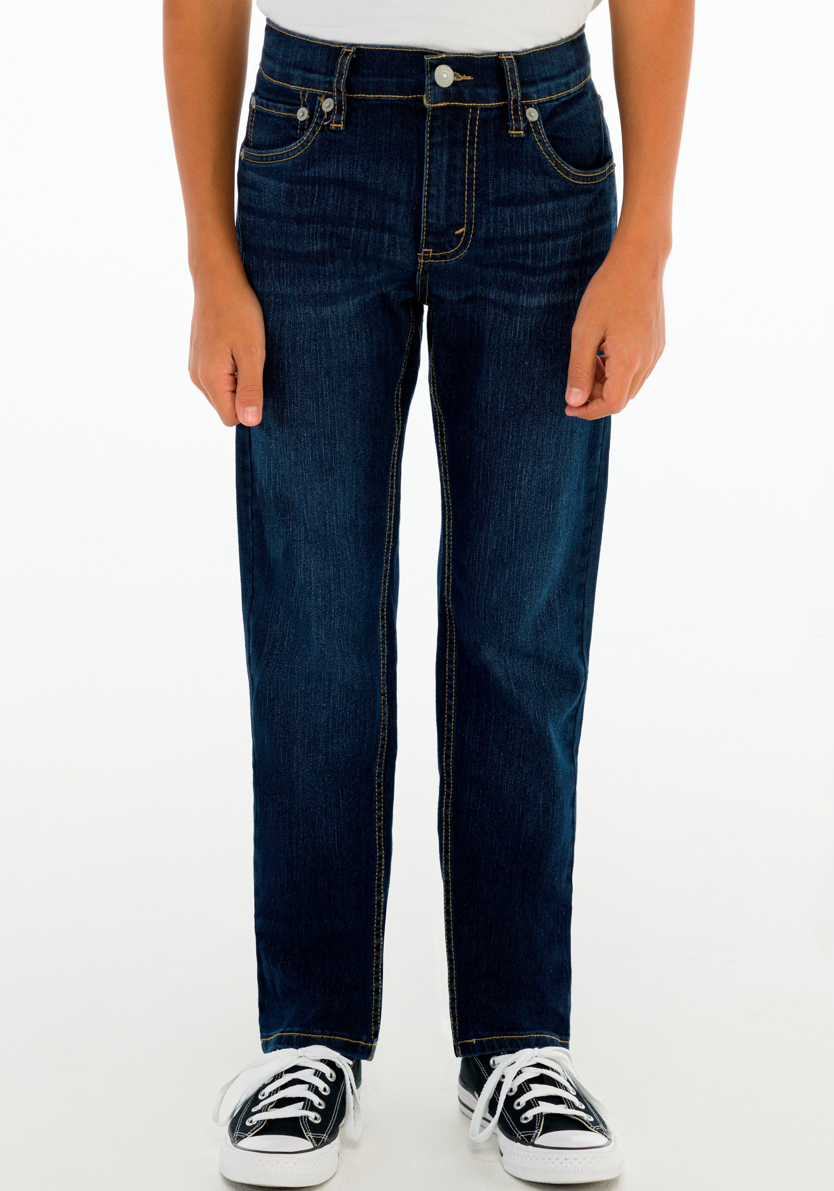 Levi's Kidswear Stretch jeans LVB 511 ECO SOFT PERFORMANCE J jongens jeans maat 12/152 blauw