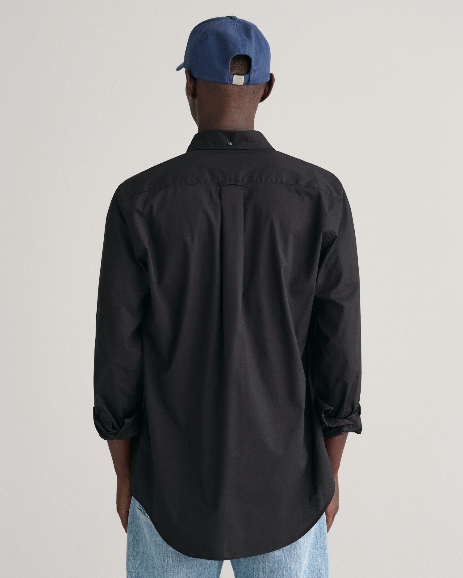 Gant Overhemd met lange mouwen Regular fit poplin overhemd licht slijtvast easy care