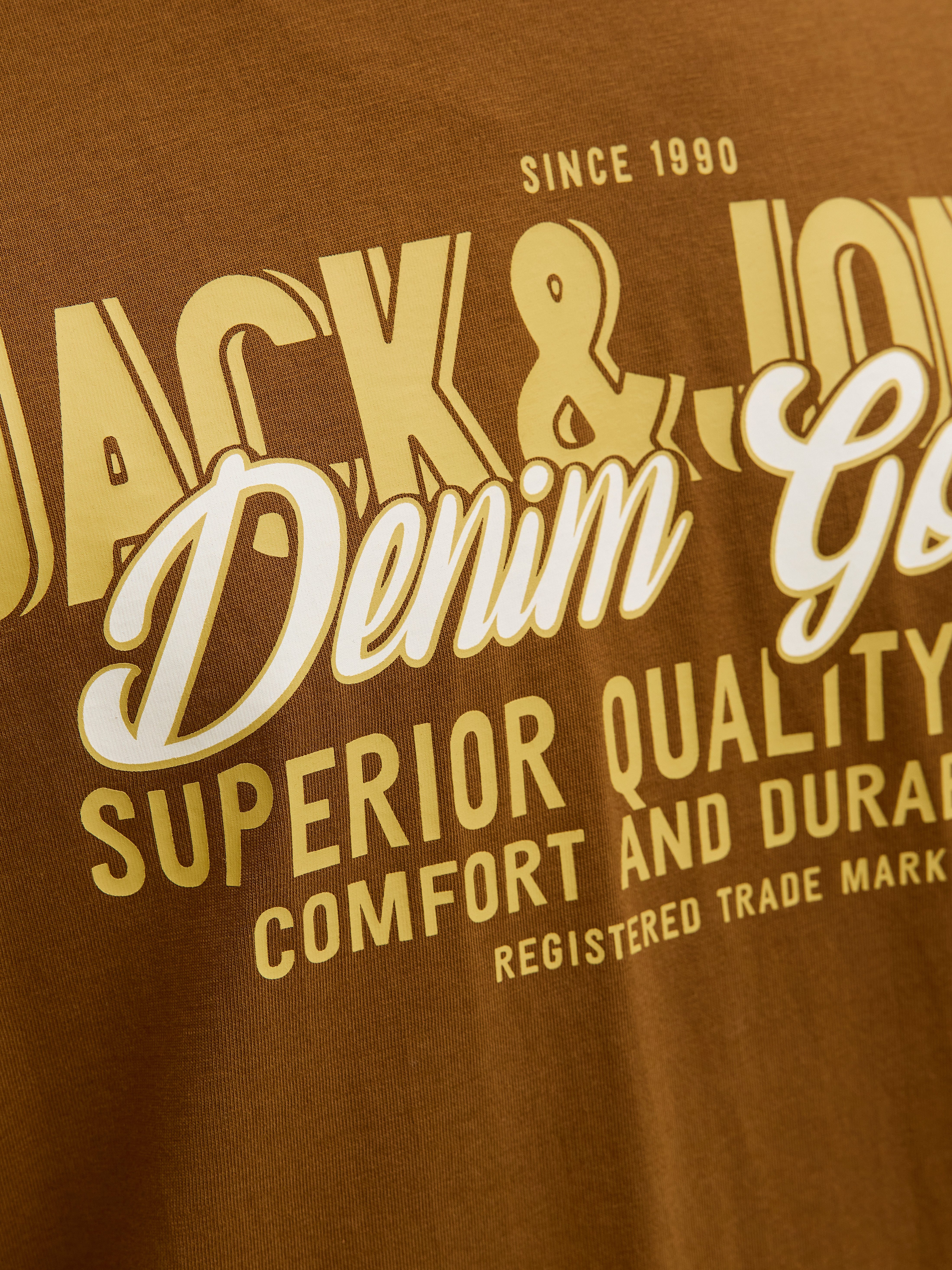 Jack & Jones Shirt met ronde hals JJELOGO TEE SS O-NECK 2 COL AW25 SN