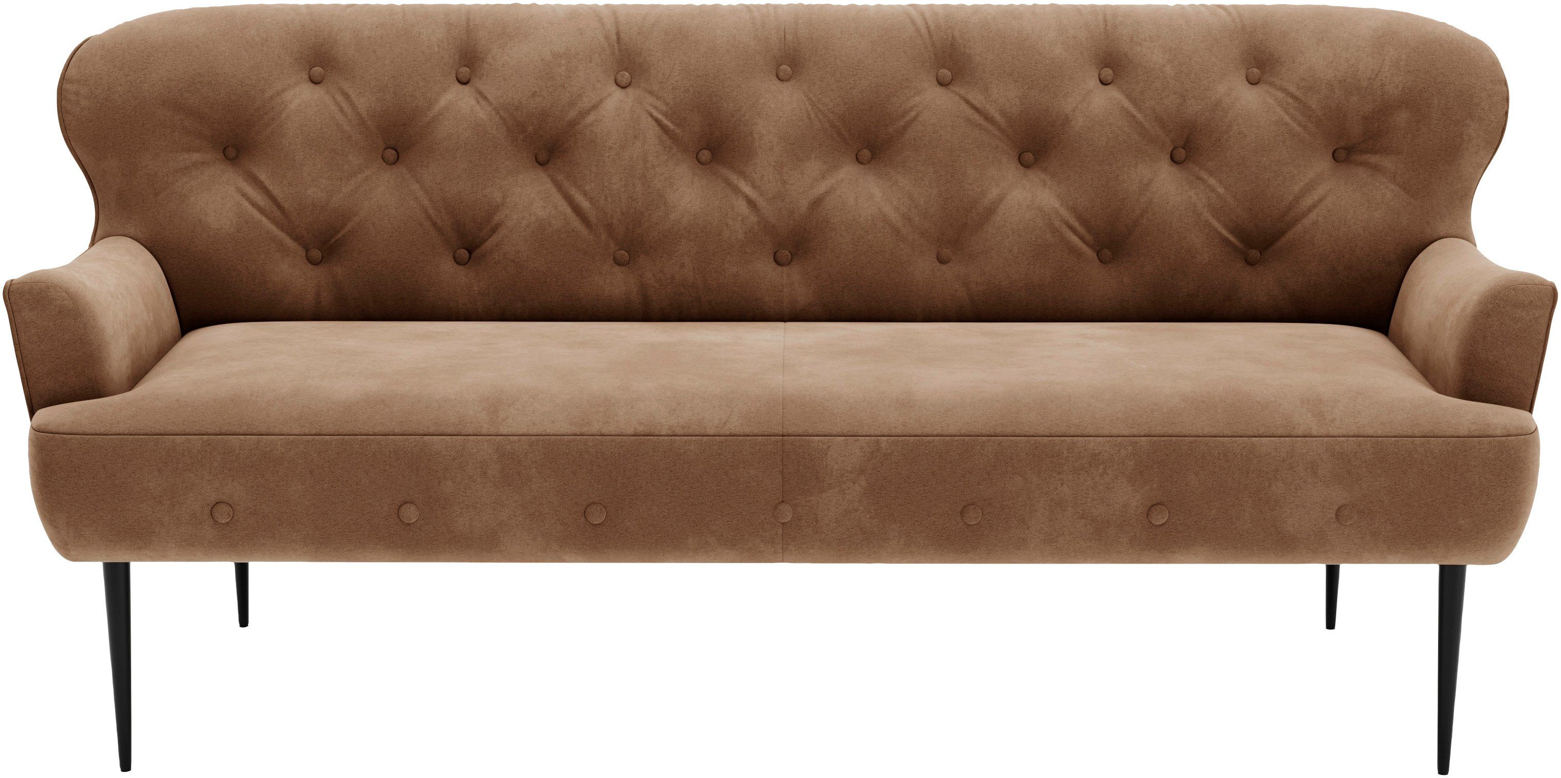 Places of Style 3-zitsbank Amber met capitonnage, in verschillende stofsoorten