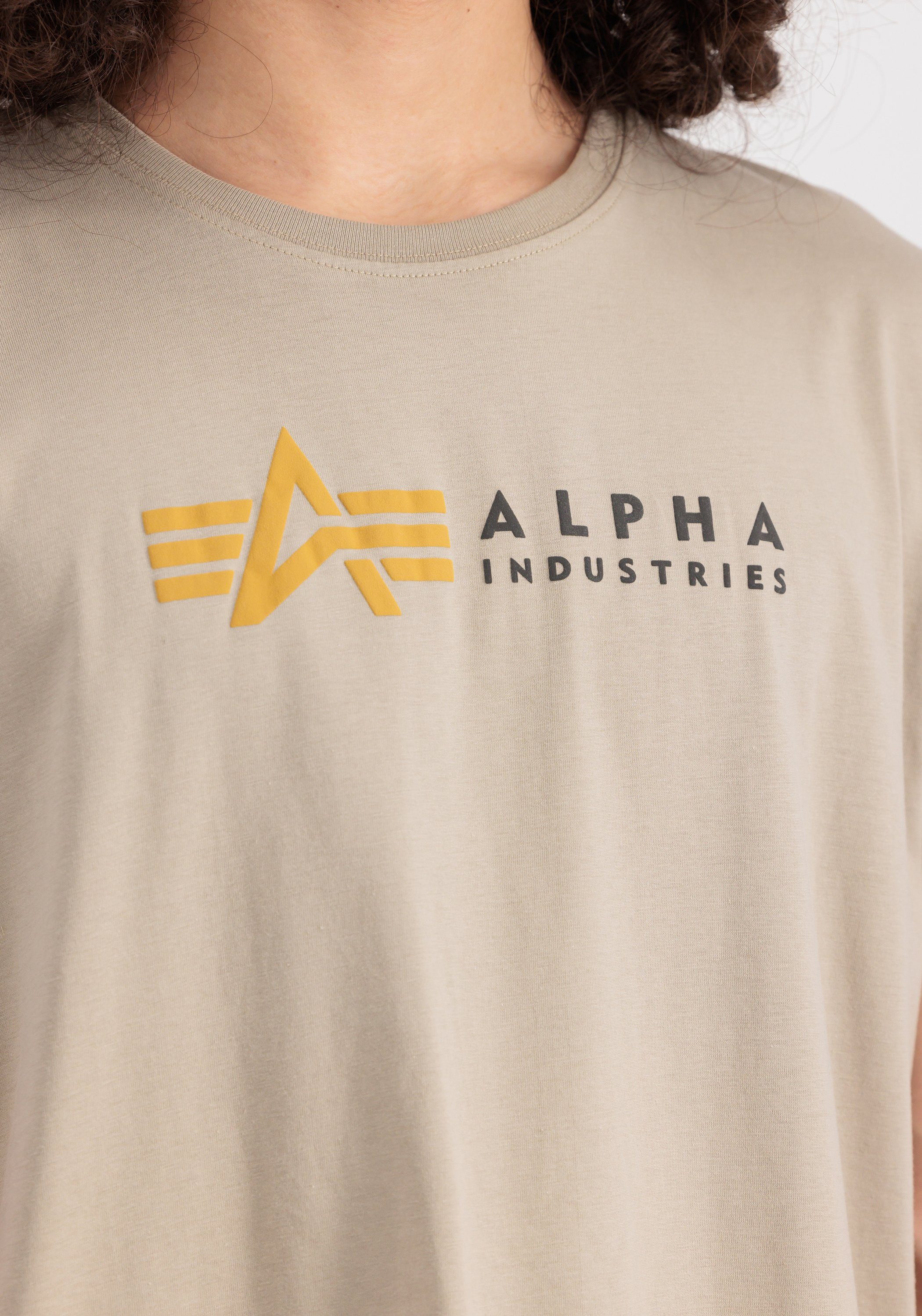 Alpha Industries T-shirt Alpha Industries Men - T-Shirts Alpha Label T Puff Print