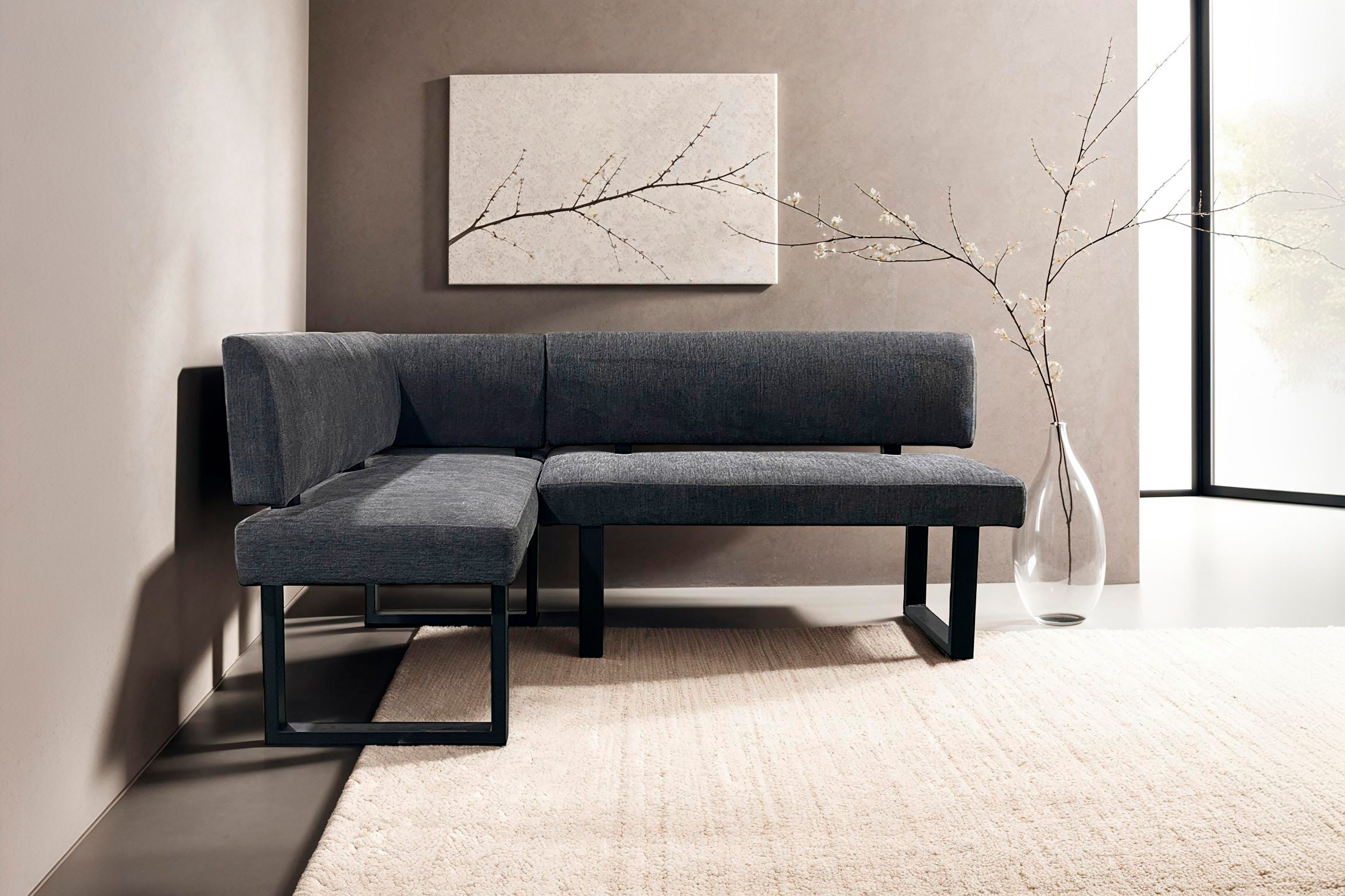 byLIVING Hoekbank Vancouver met pocketvering, lange poot keuze rechts of links