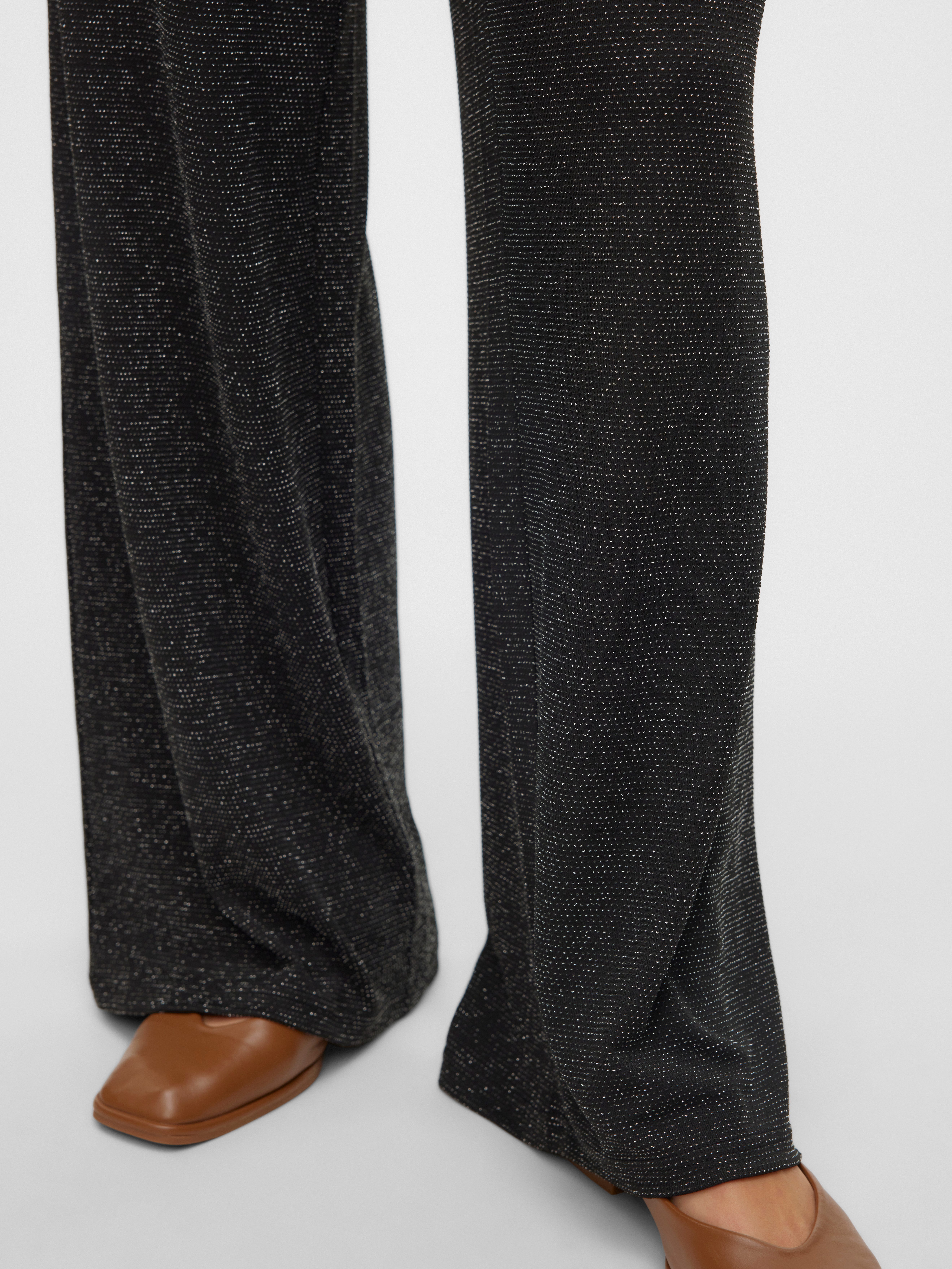 Vero Moda Comfortbroek VMKANVA NW GLITTER WIDE PANT JRS