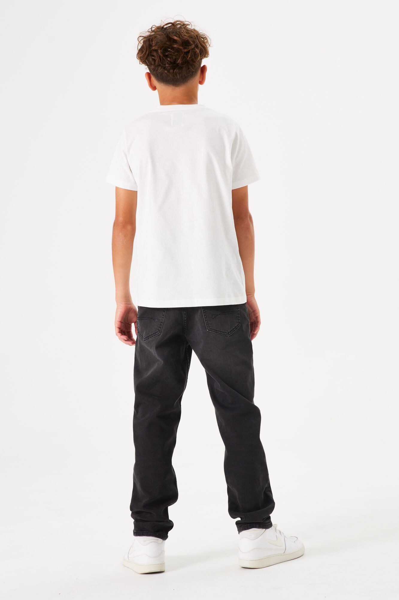 Garcia Dad-jeans Dalino voor jongens met verwoeste effecten