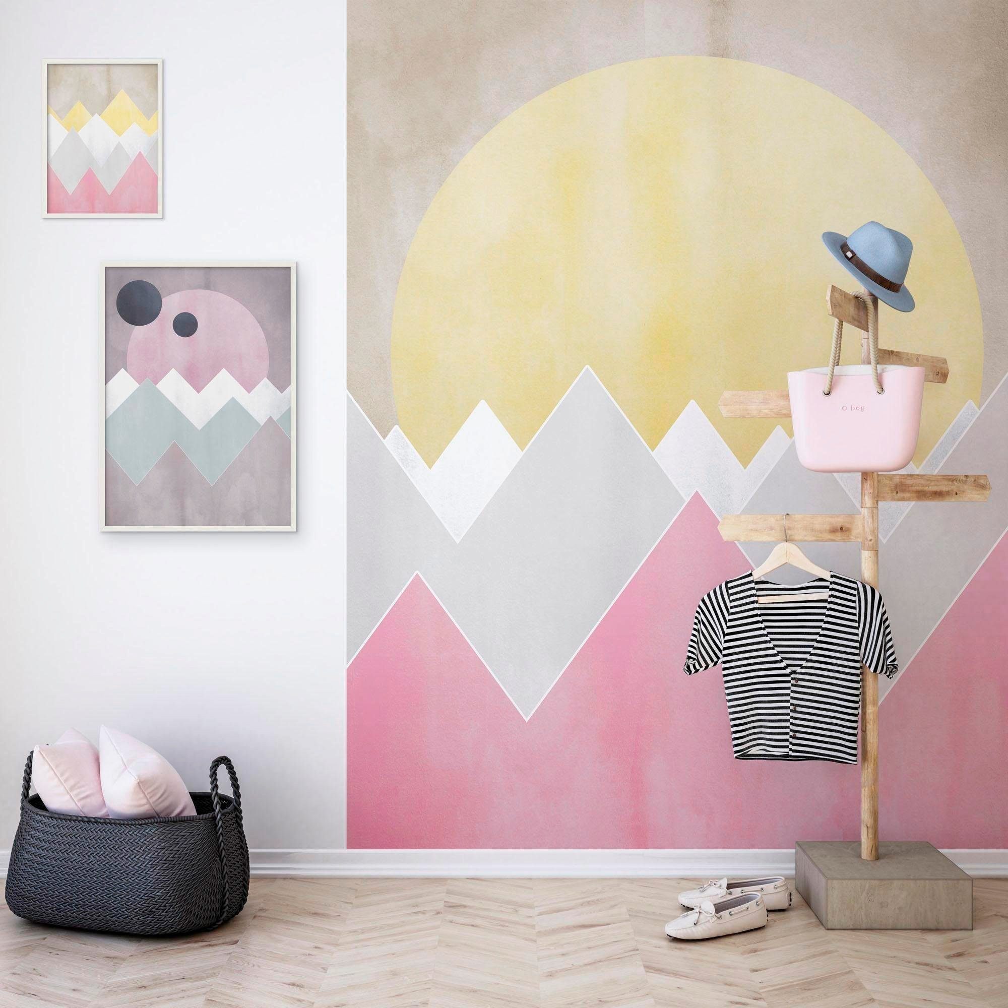 Komar Vliesbehang Digitale print vlies - Sunrise Spring - Afmeting 200 x 250 cm (1 stuk)