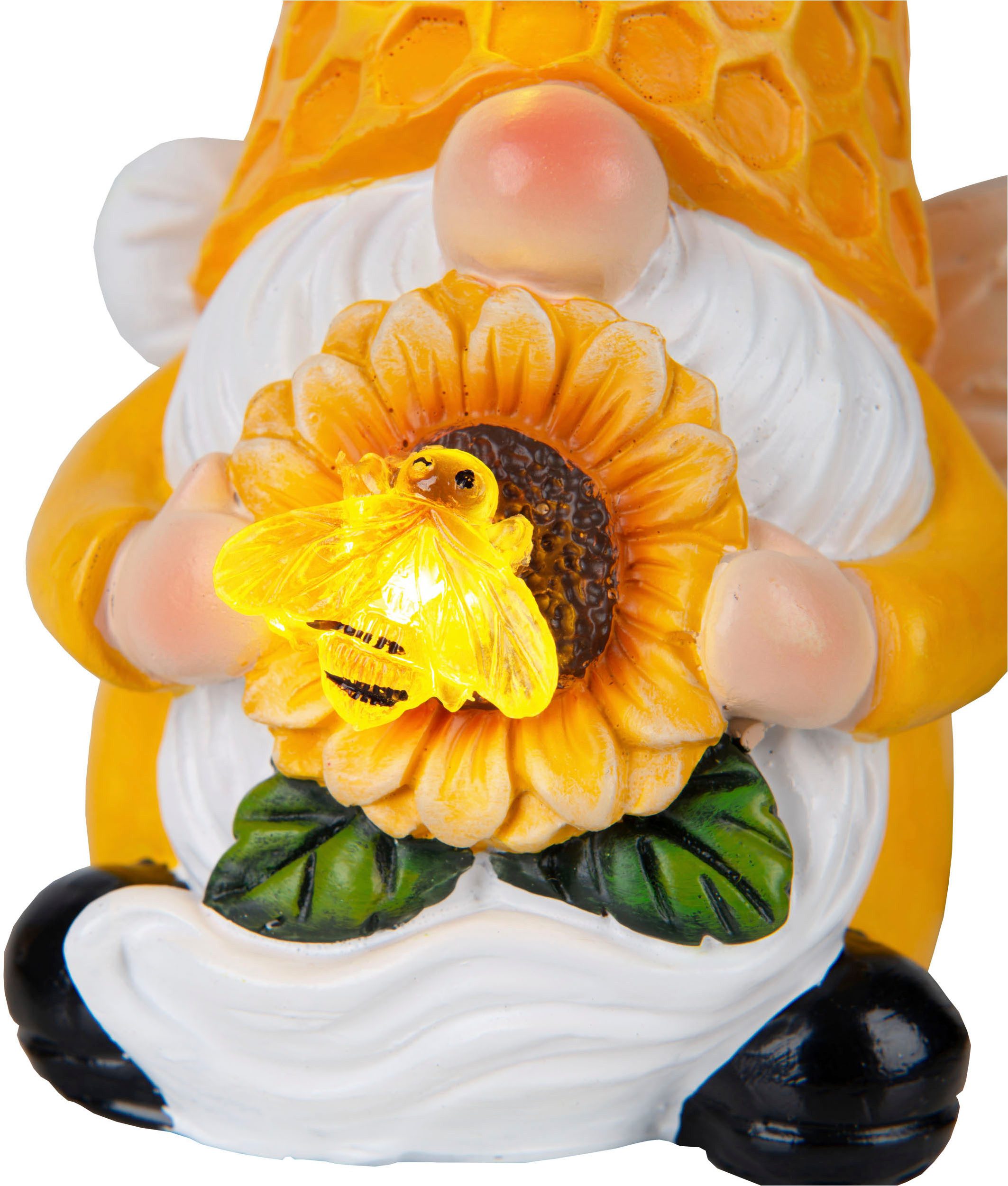 näve Led-solarlamp ABBY 2-lamps incl. led gu10 6w, chroom, glazen kap, verstelbare spots, l:41cm (2 stuks)