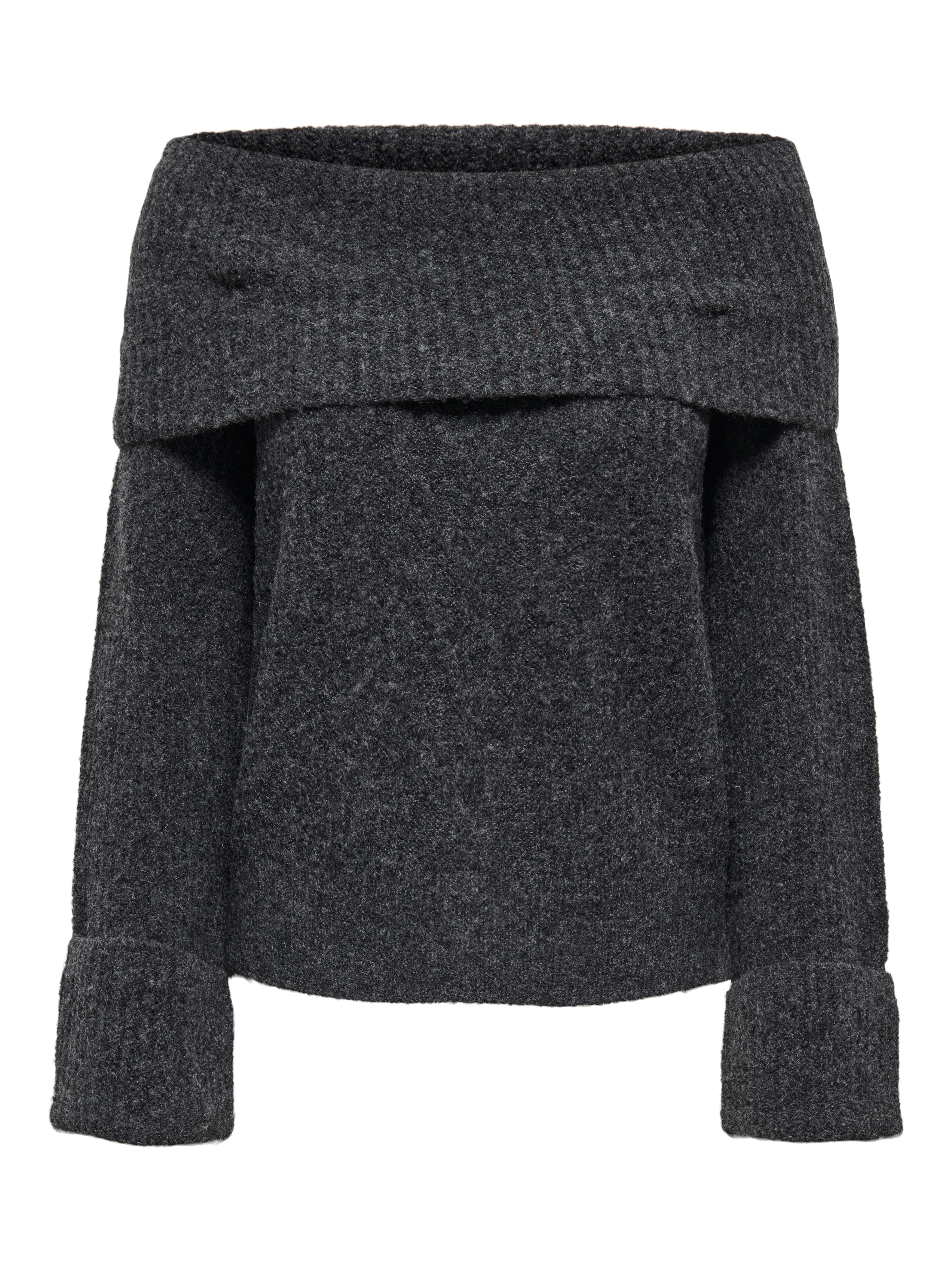 Only Gebreide trui ONLLUNA LS OFF SHOULDER PULLOVER KNT