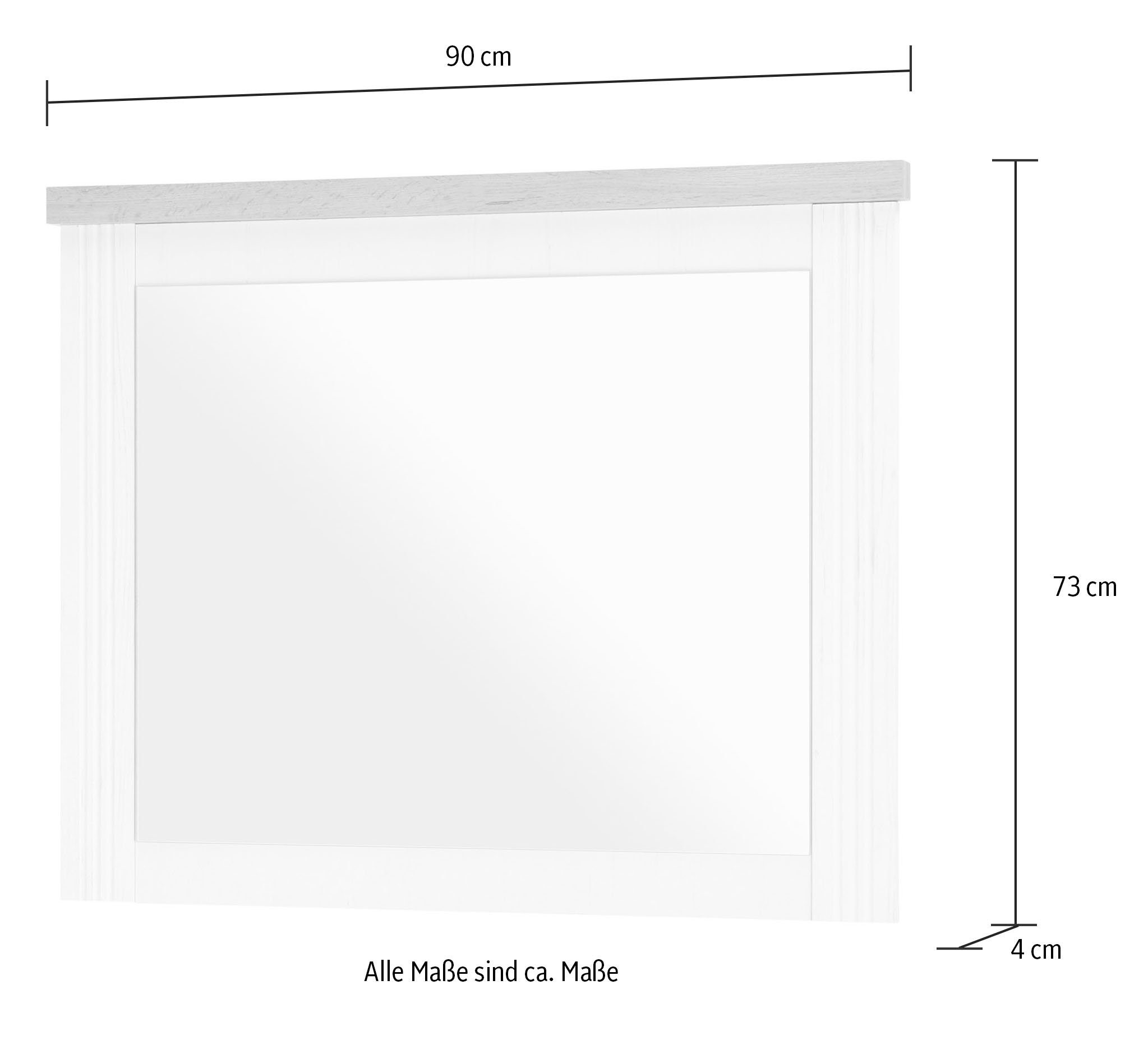 Home affaire Wandspiegel Westminster Breedte ca. 90 cm