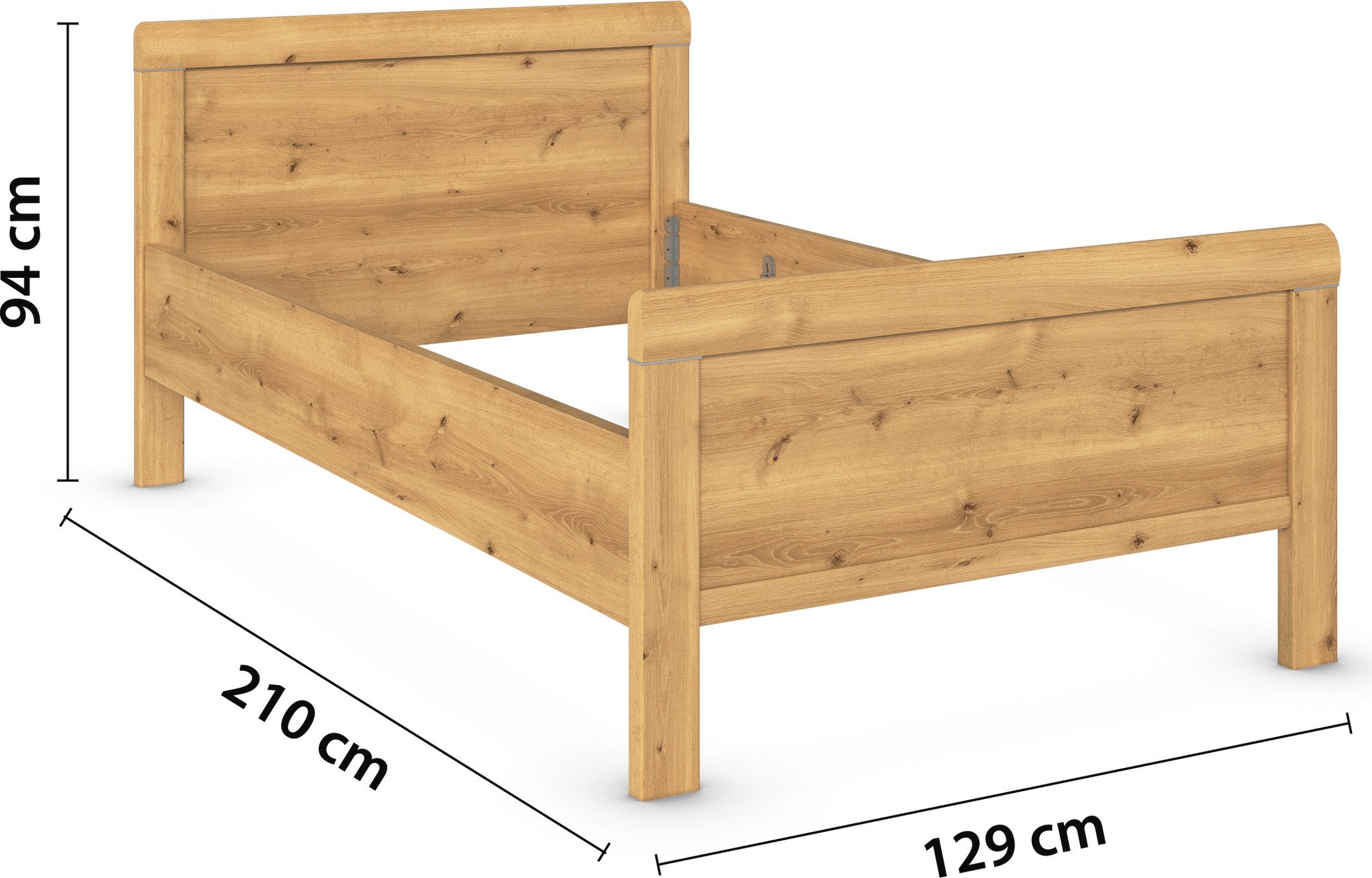 rauch Slaapkamerserie Compleet slaapkamer EVELYN Kast en bed in 2 breedtes, nachtkastje met paneel MADE IN GERMANY (set, 3-delig)