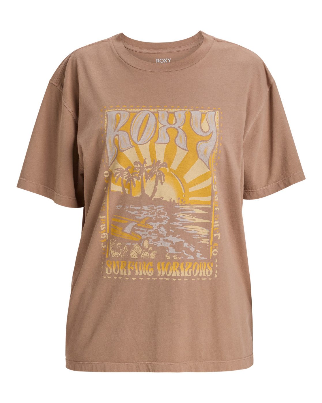 Roxy Shirttop Sunnyoversize dames tops maat S bruin