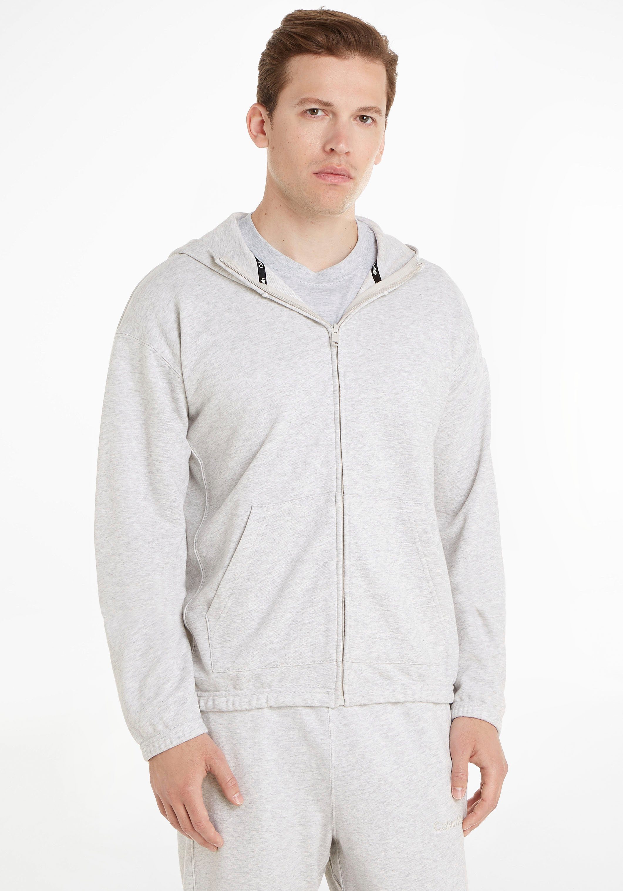 Calvin Klein Performance Sweatshirt met staande kraag en capuchon