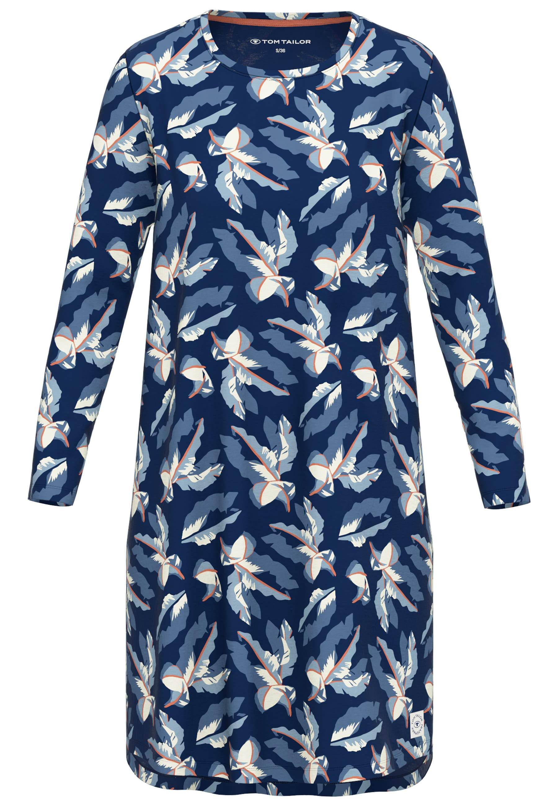 Tom Tailor Nachthemd Manilla met opwindende print
